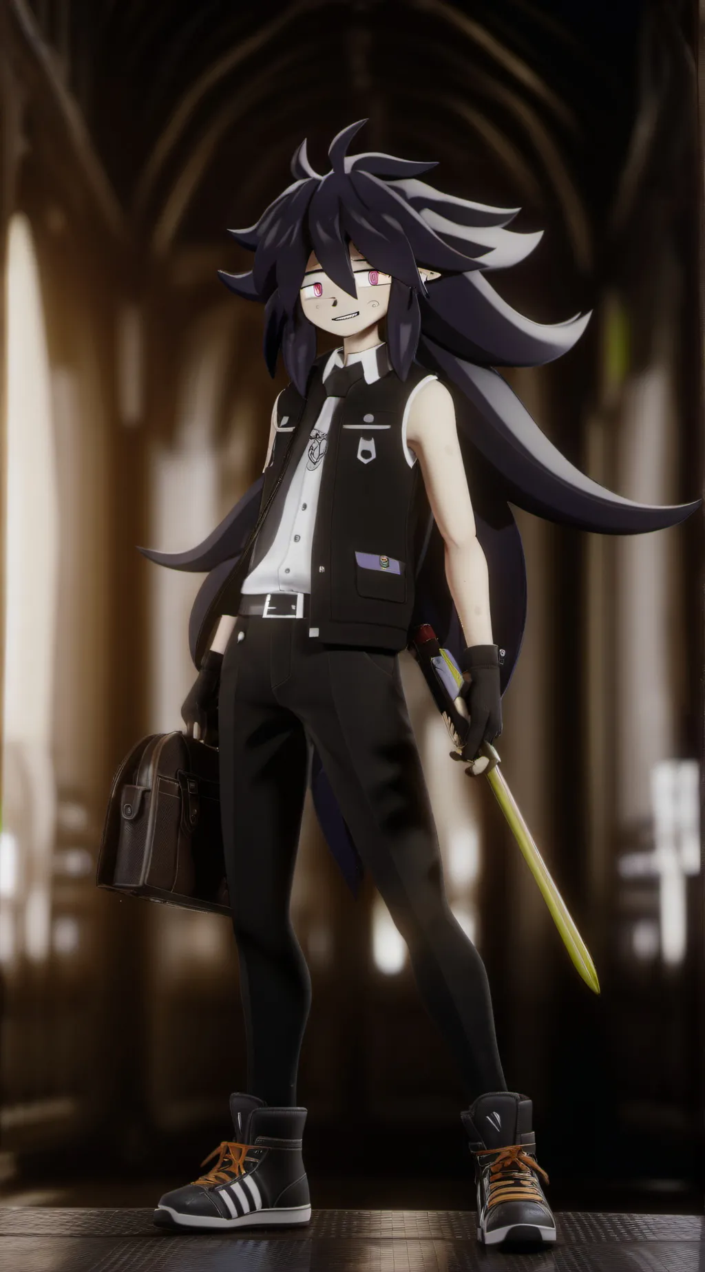 ai character: abbie  background