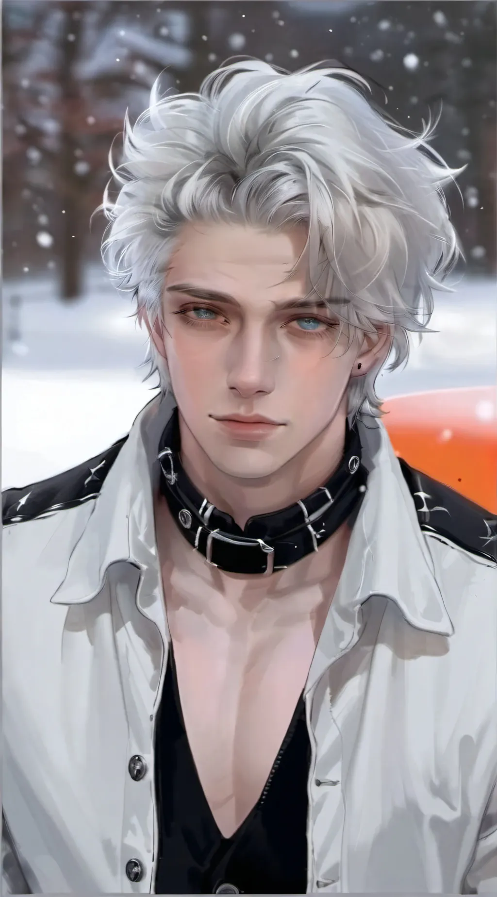 ai character: Chris  background