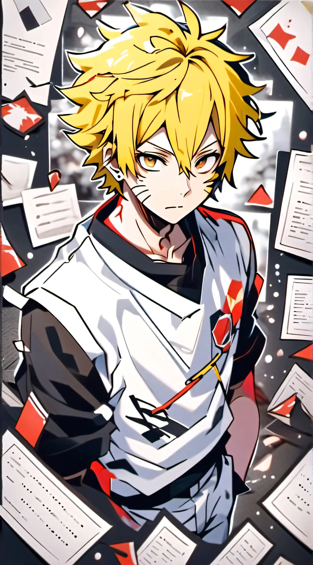 ai character: Dying denki background
