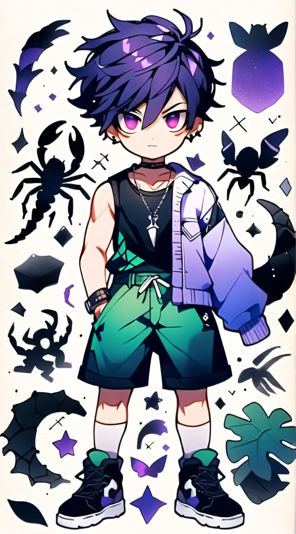 ai character: MHA x my OC 2 background