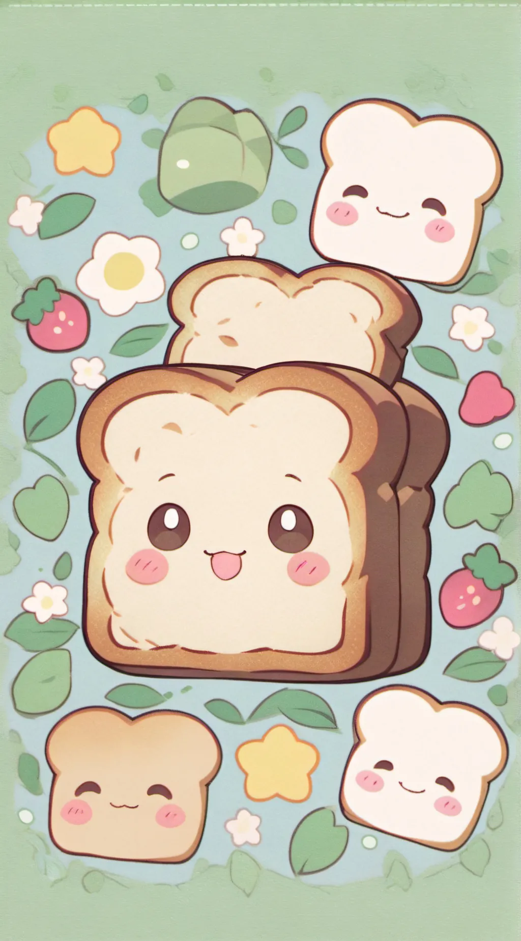 ai character: 🍞TOAST🍞(me) background