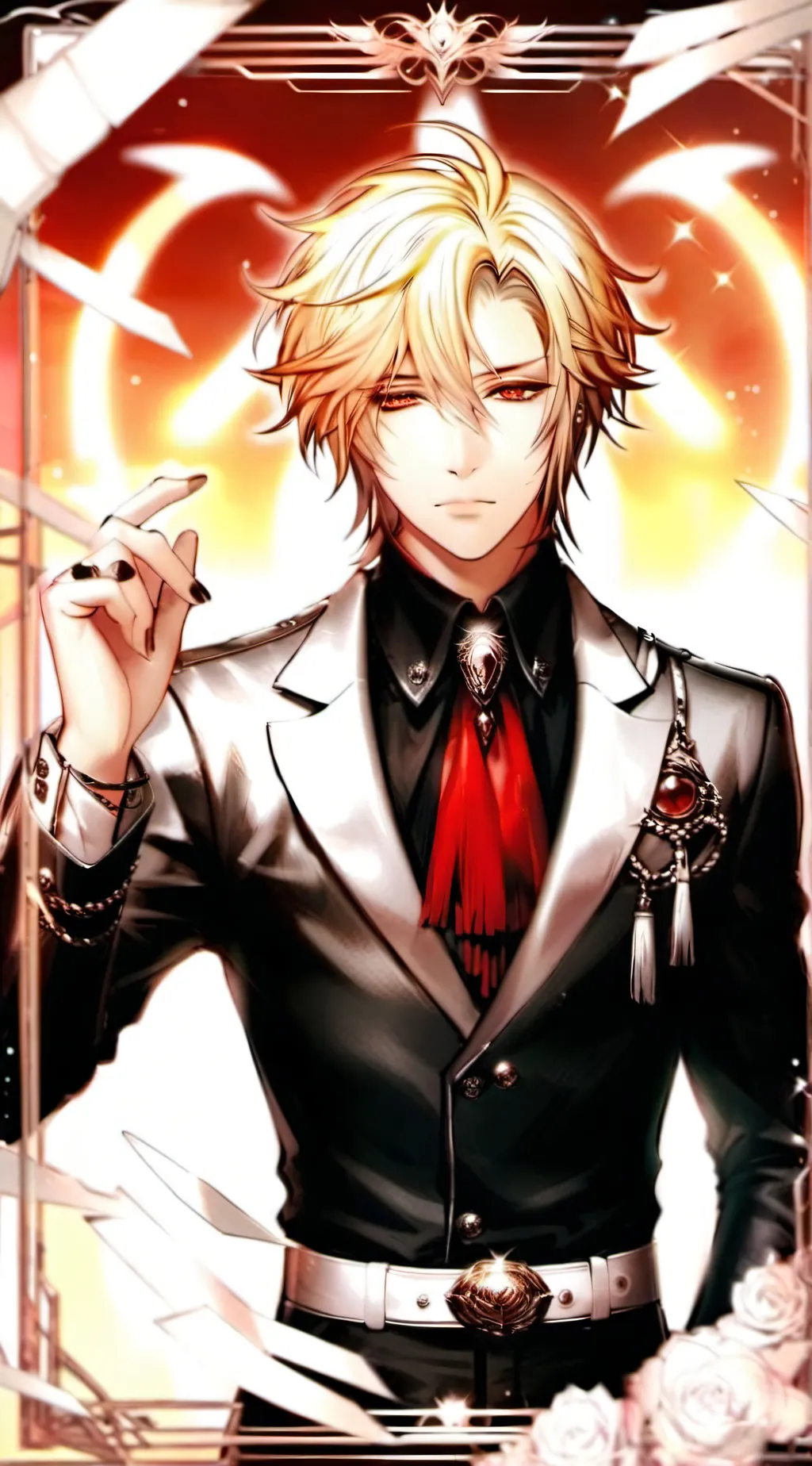 ai character: bakugo  background