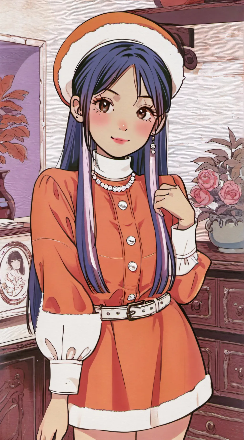 ai character: new hasira  background