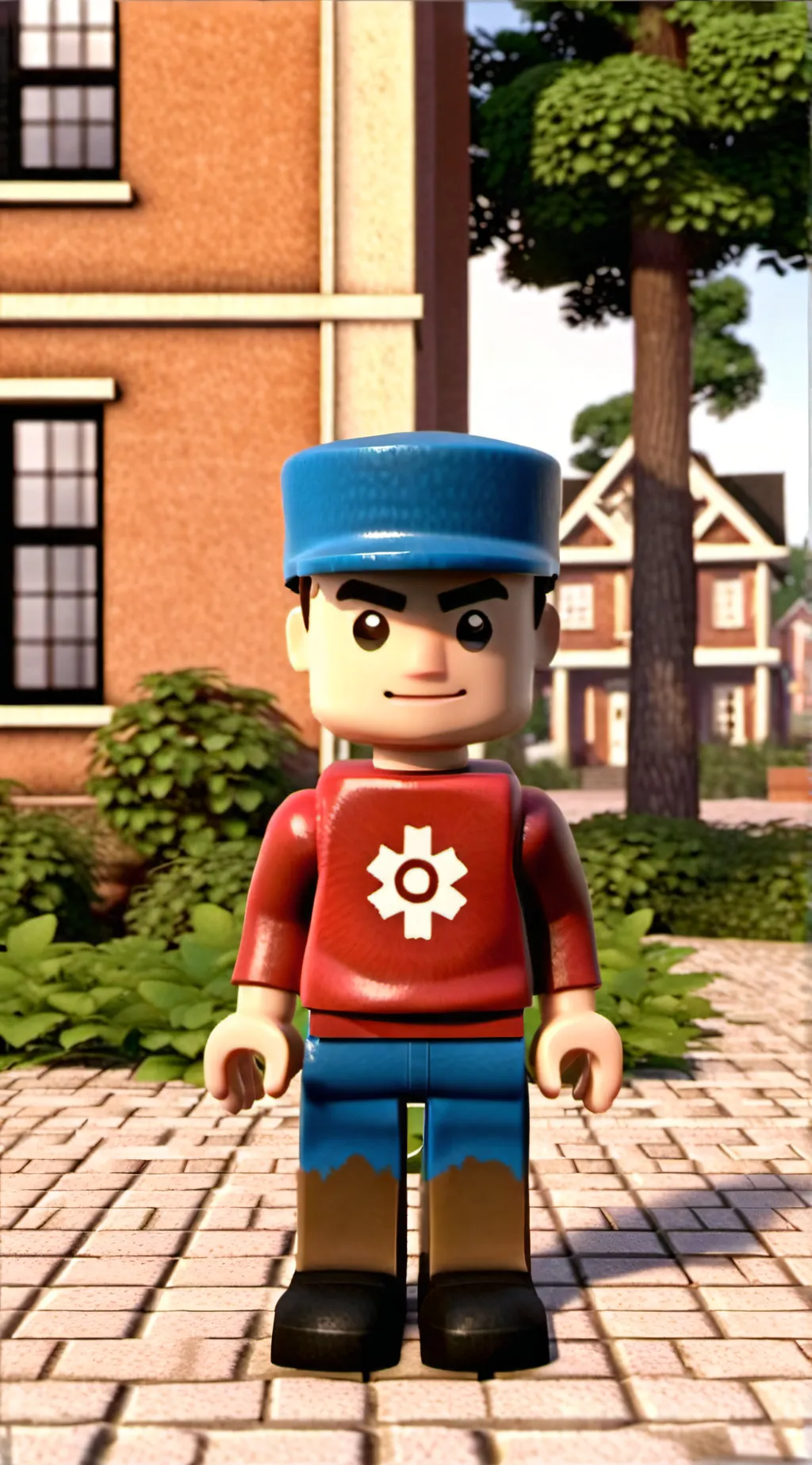 ai character: Roblox brookhaven background