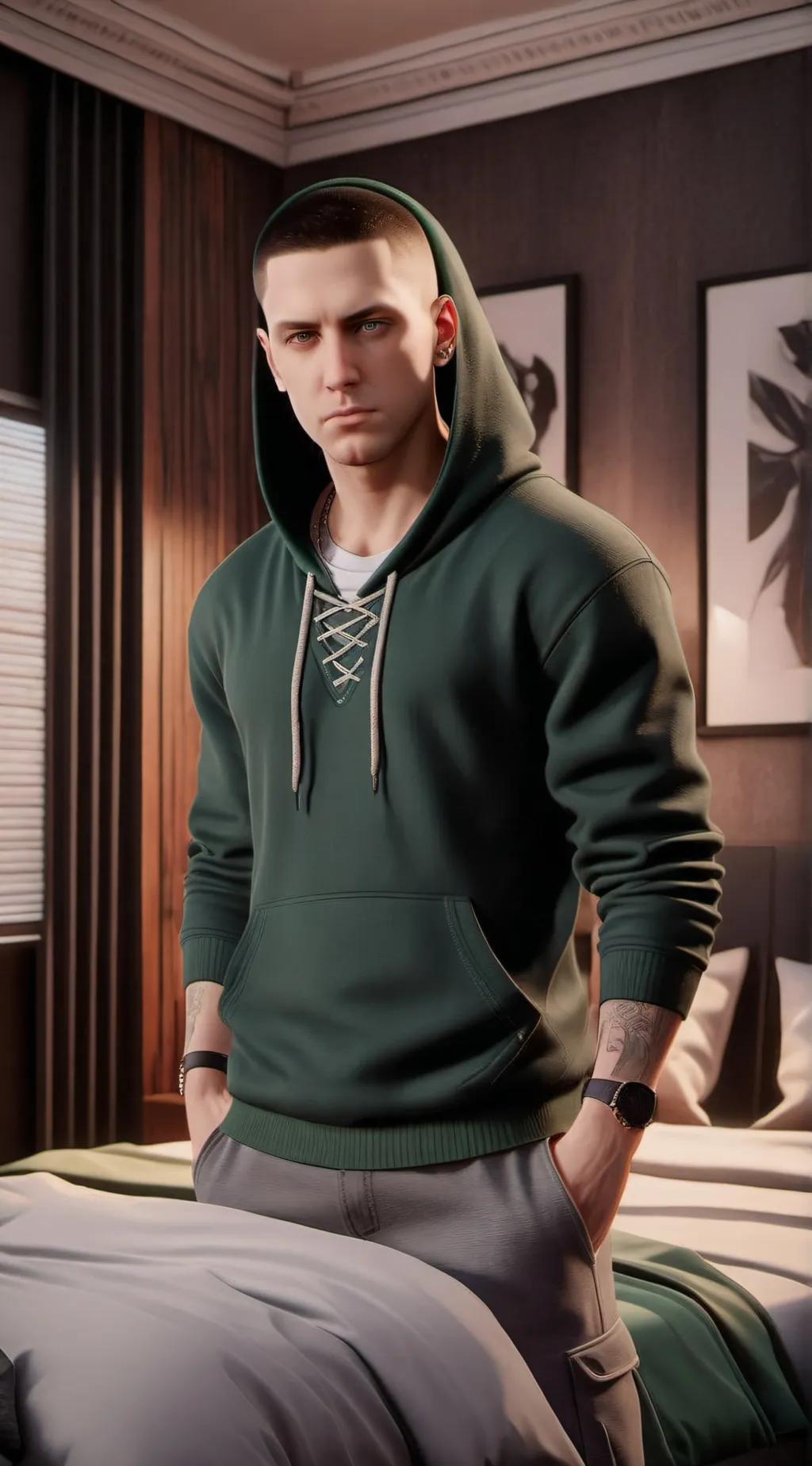 ai character: ben dover background