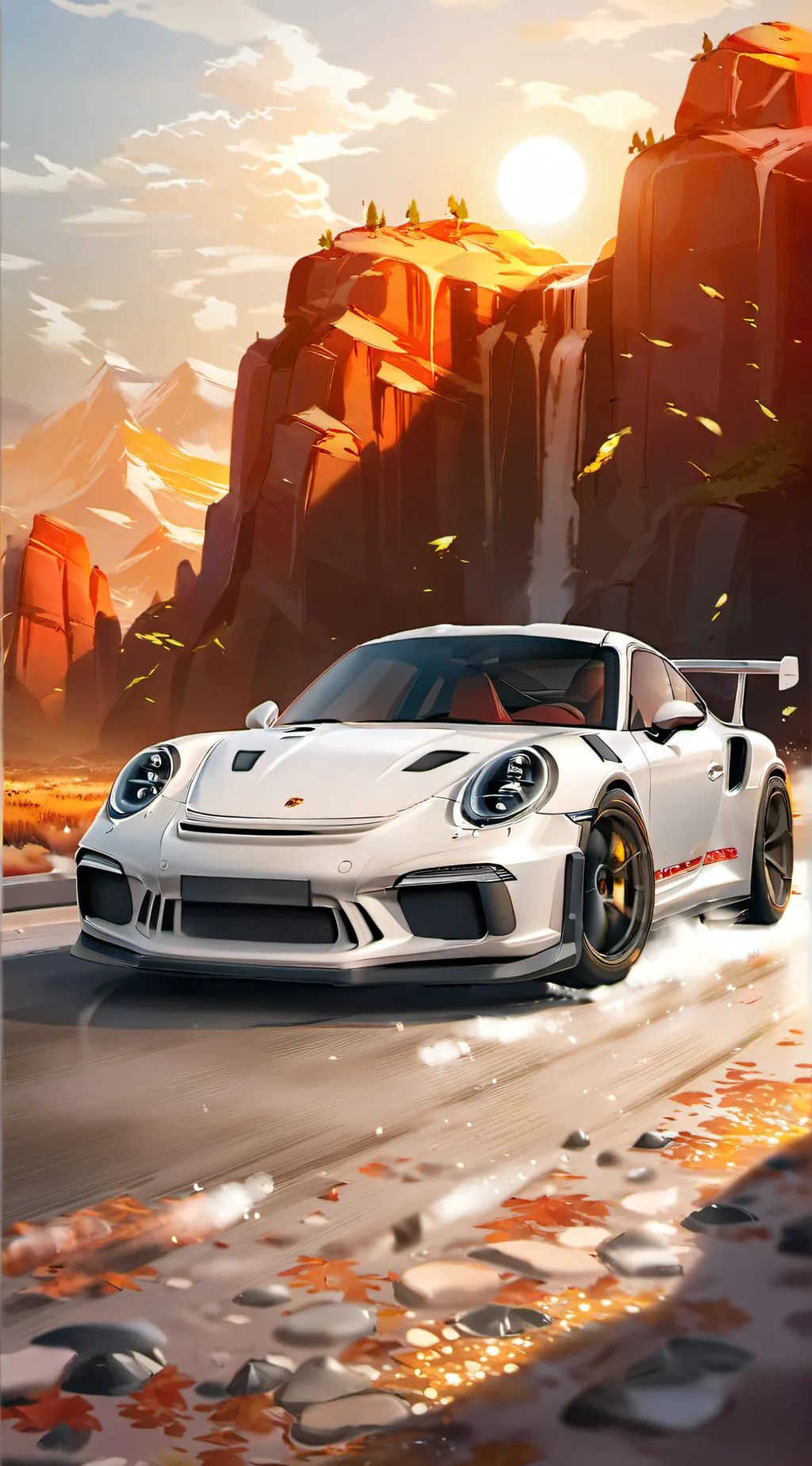 ai character: Porsche 911 gt3 rs background