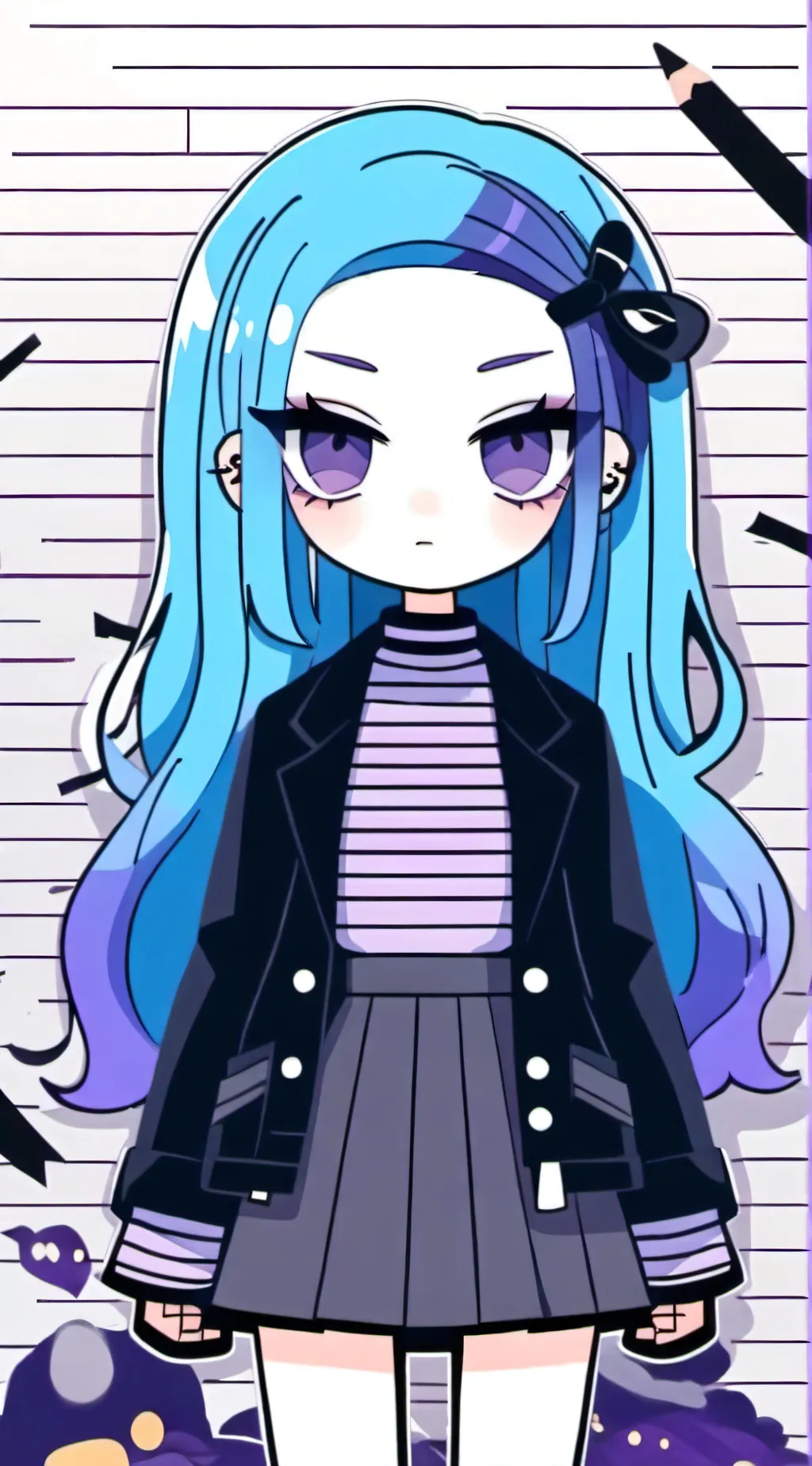 ai character: opposite kitty background