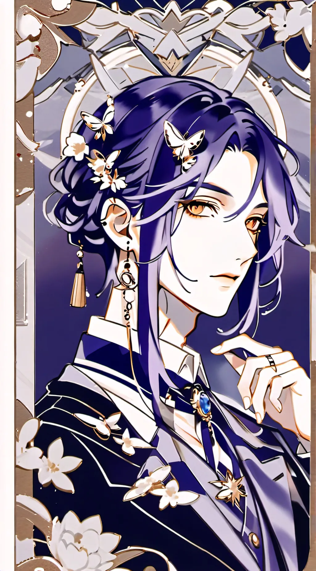 ai character: Mha things change  background