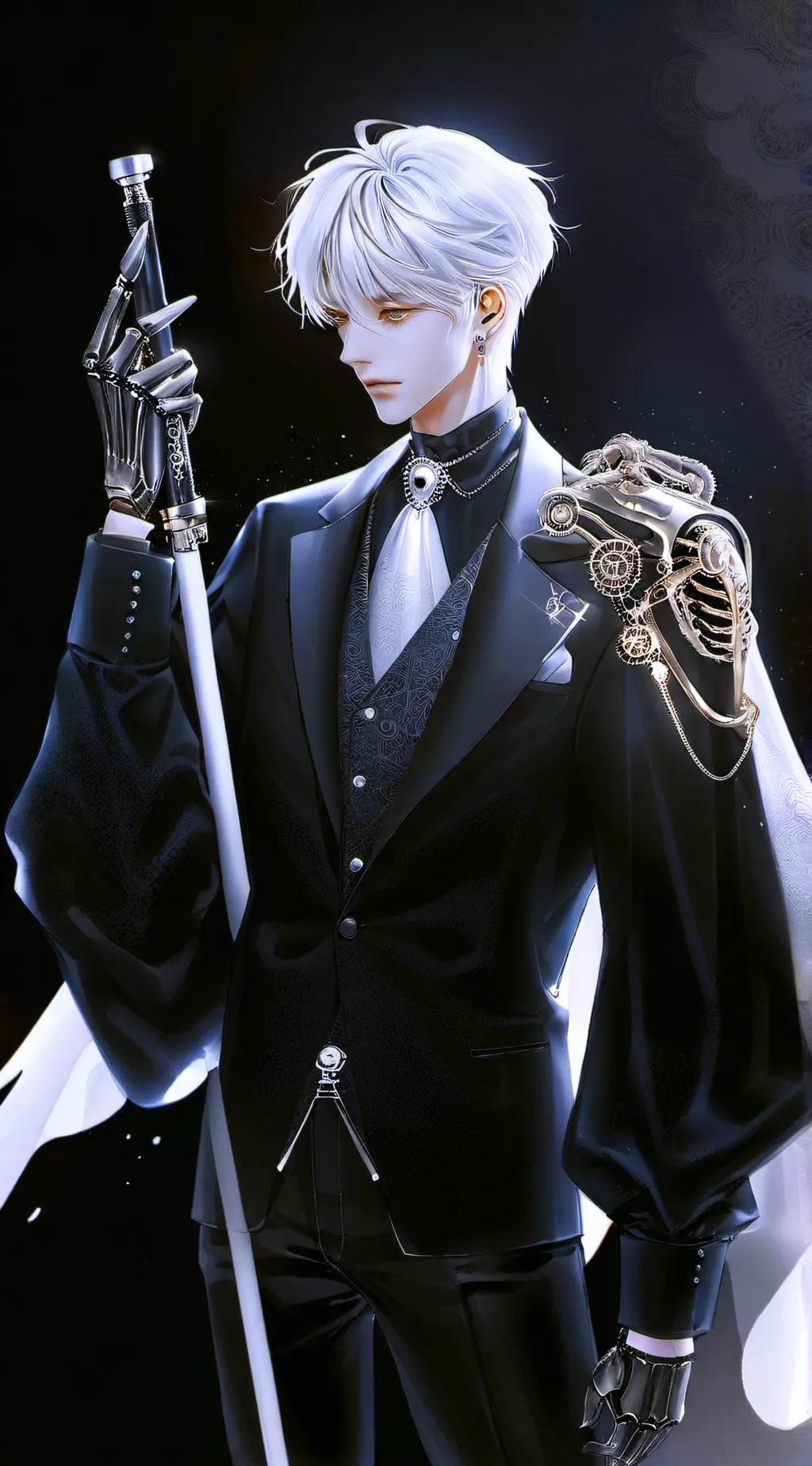 ai character: mha x wrench background