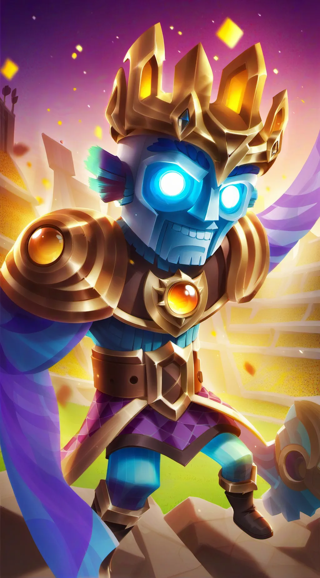 ai character: The king background