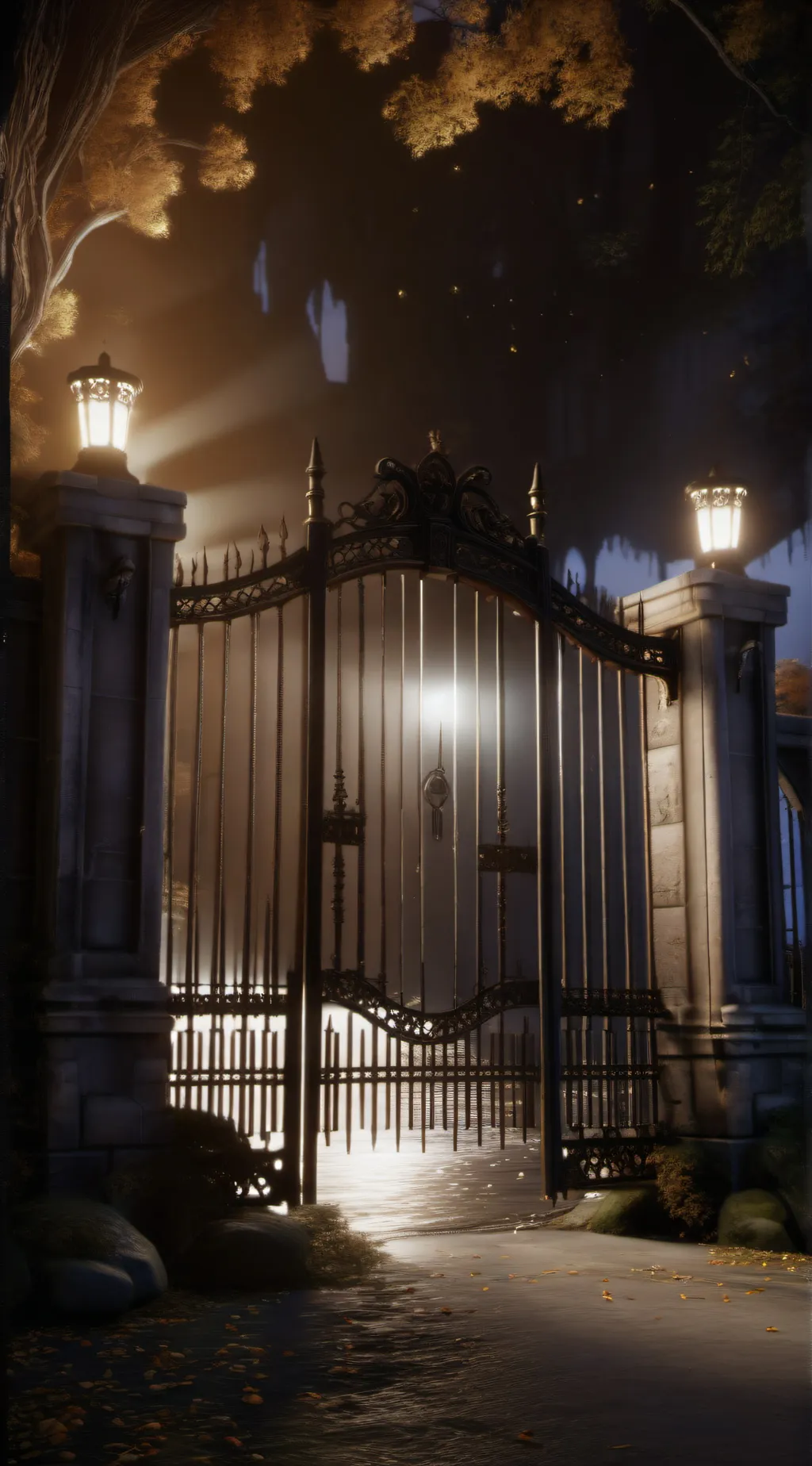 ai character: "Whisper Gate" background