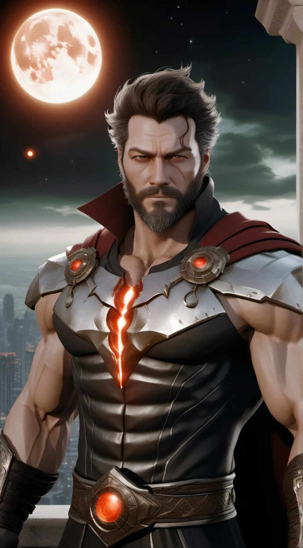 ai character: Rex Hel  background