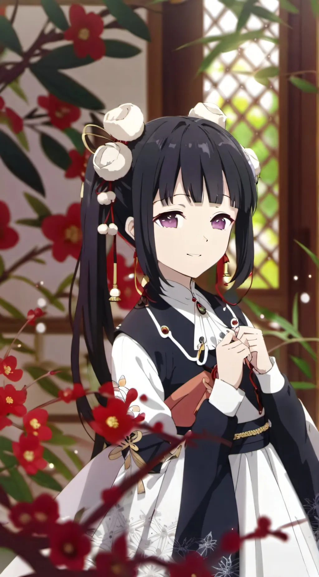 ai character: Kanao.TRYSURI  background