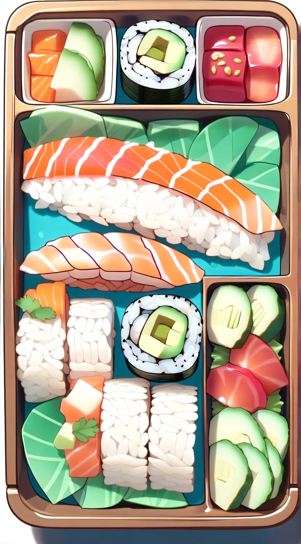 ai character: sushi!!! background
