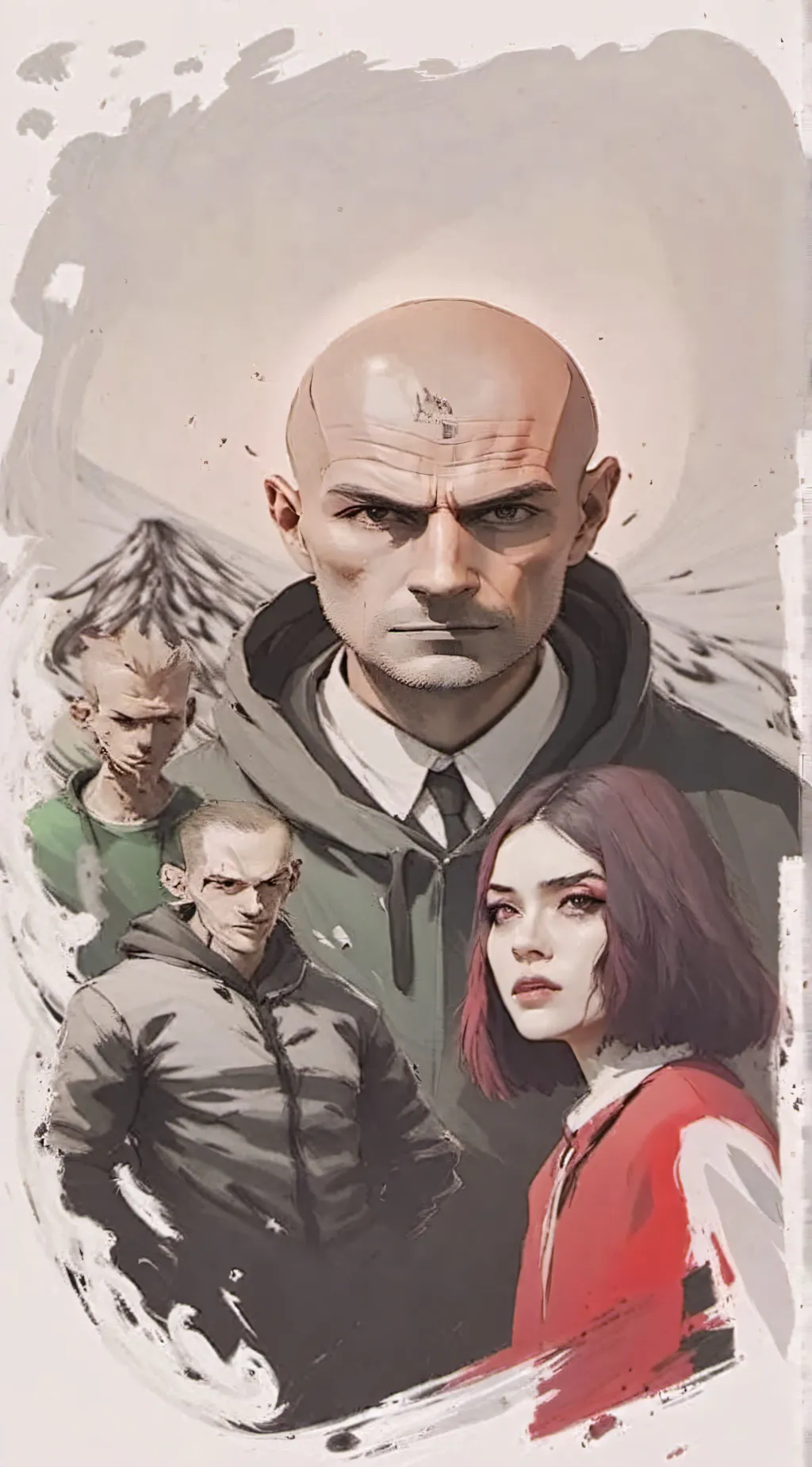 ai character: baldivsMs.circle background