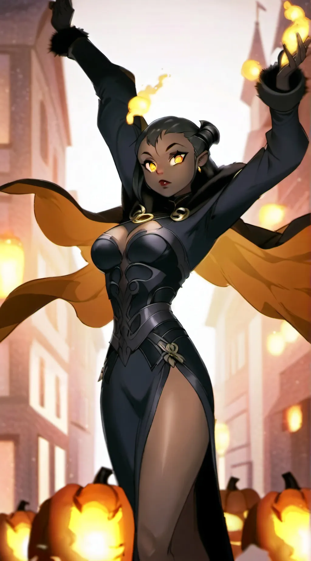 ai character: Georgiana von Bron background