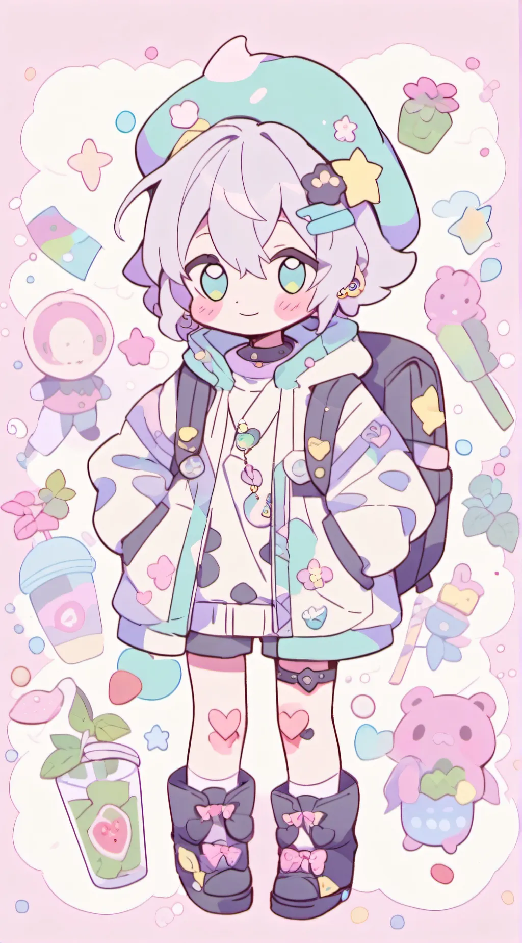 ai character: DADDY GOJO- background