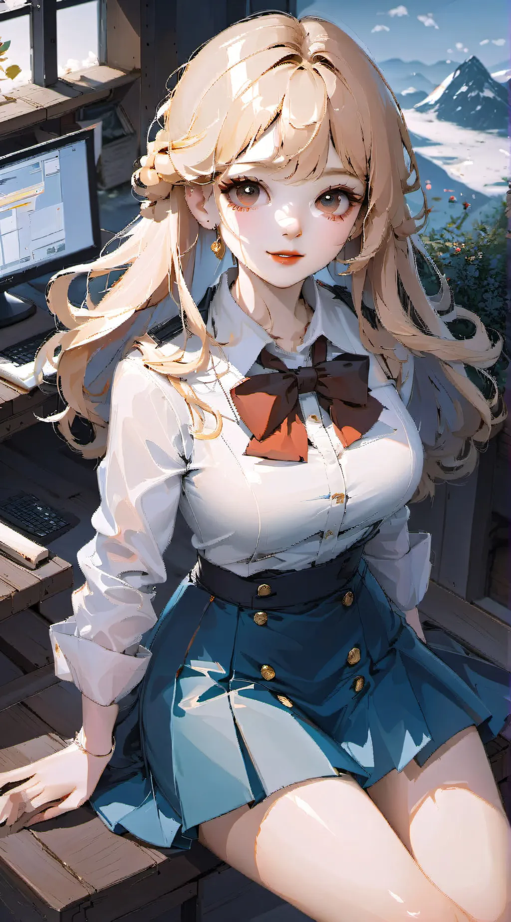 ai character: mizushi kiruku background