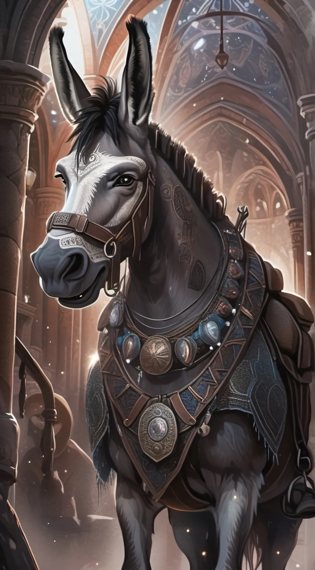 ai character: Jackass the donkey background