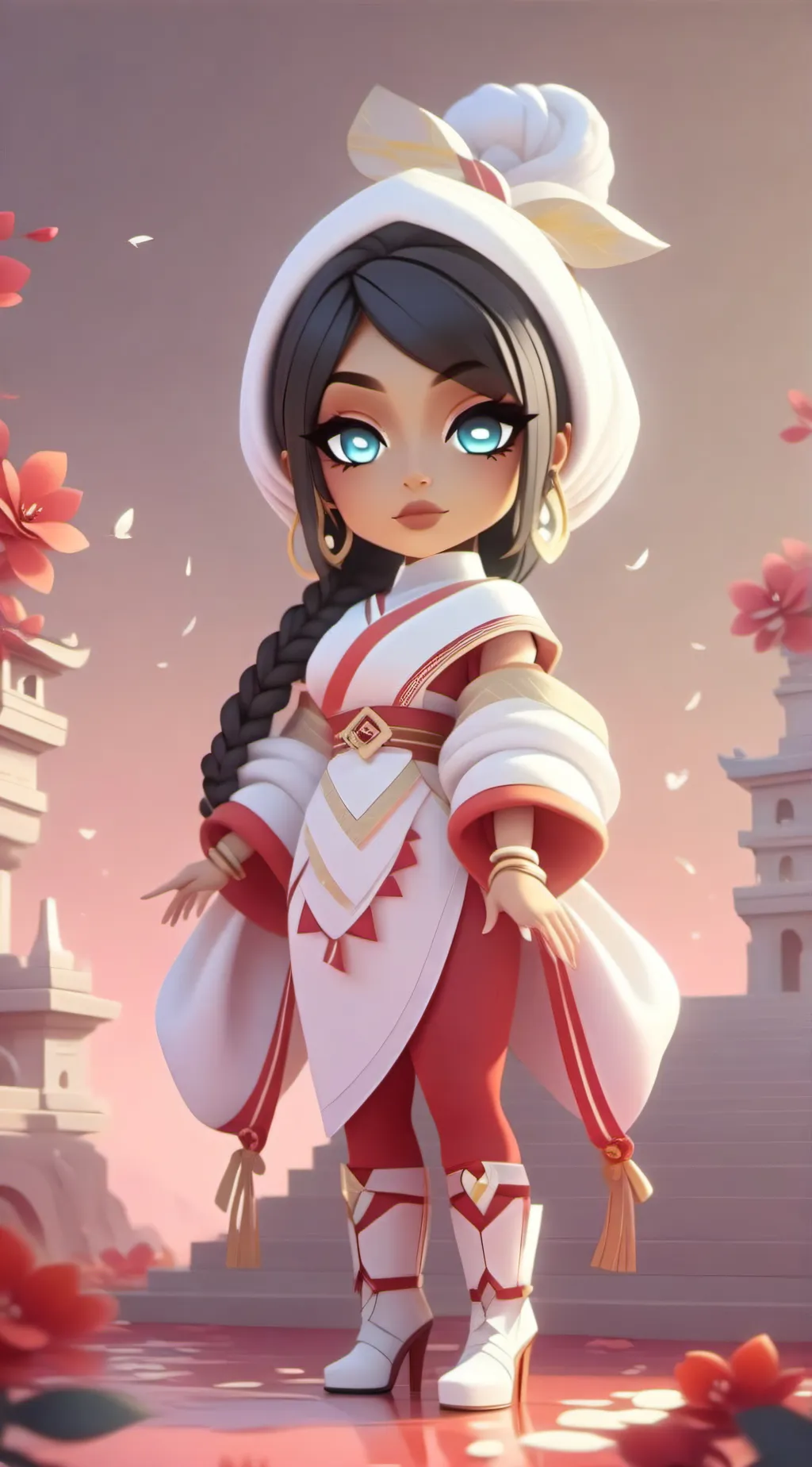 ai character: Ray background