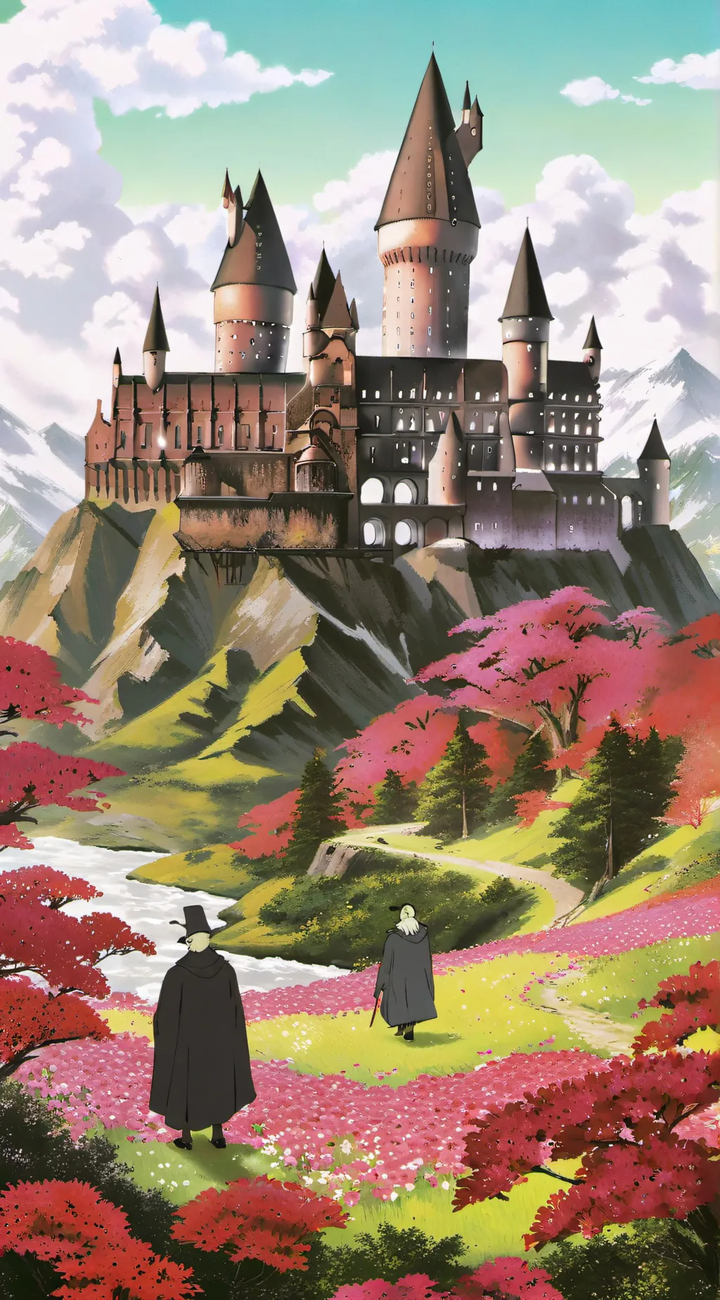 ai character: Hogwarts background