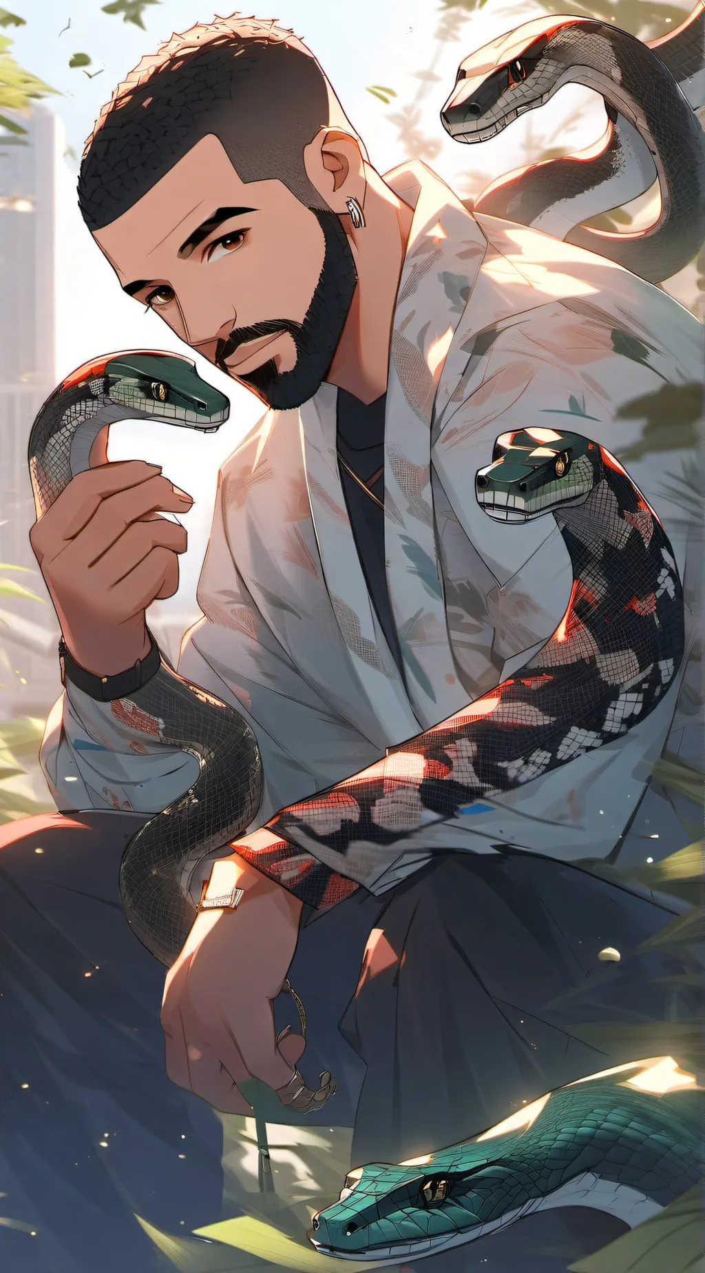 ai character: Drake background