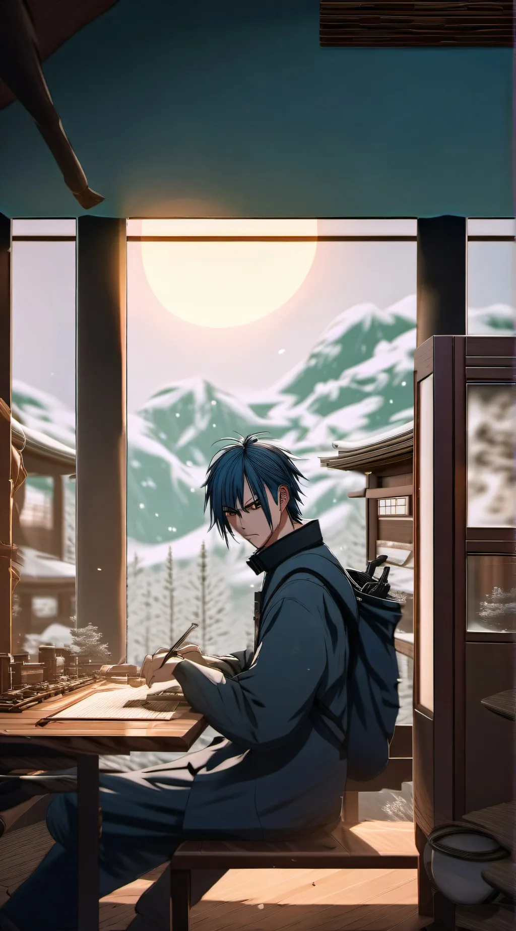 ai character: toji&megumi&you background