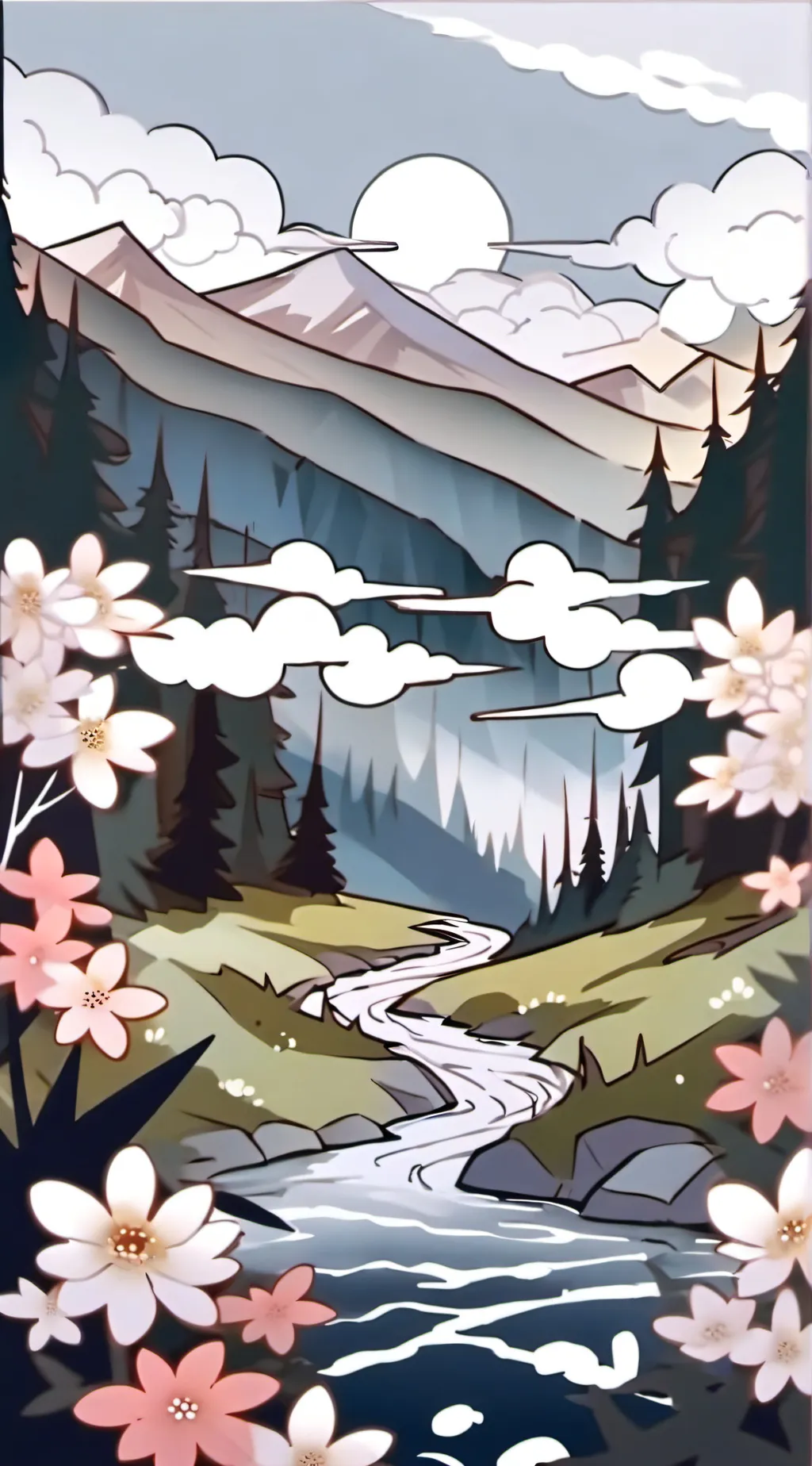 ai character: Male wolf background