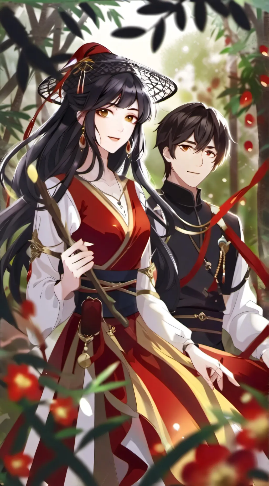 ai character: Your gf background