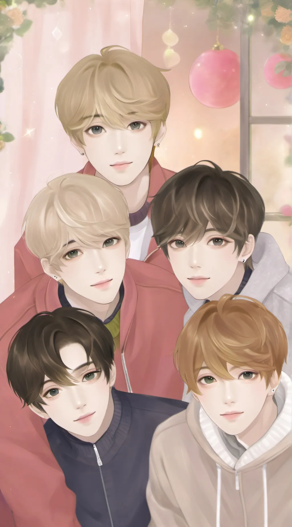 ai character: Brothers friends background