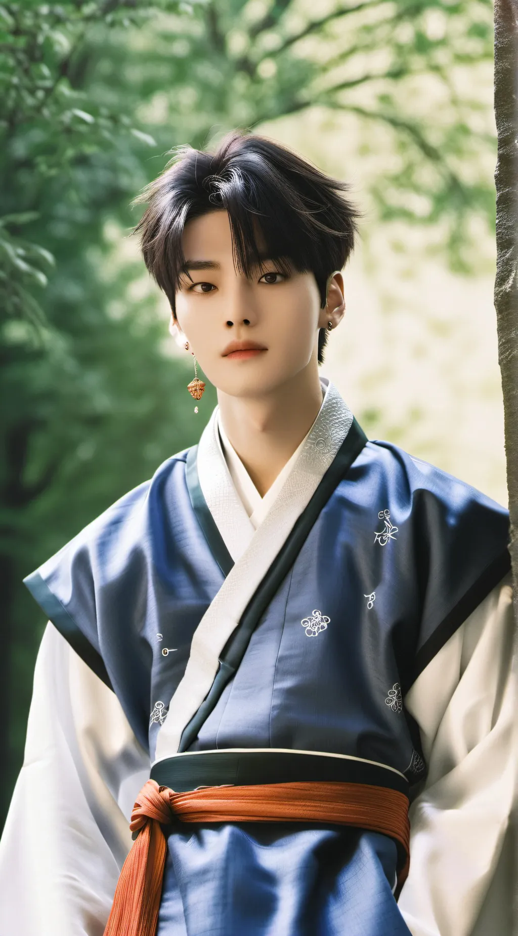 ai character: Prince Jeongin  background