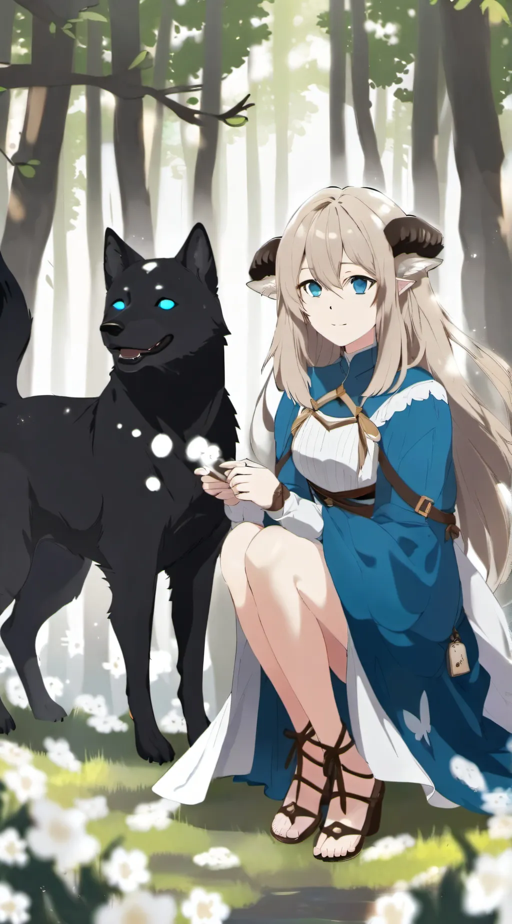 ai character: Beast taming background