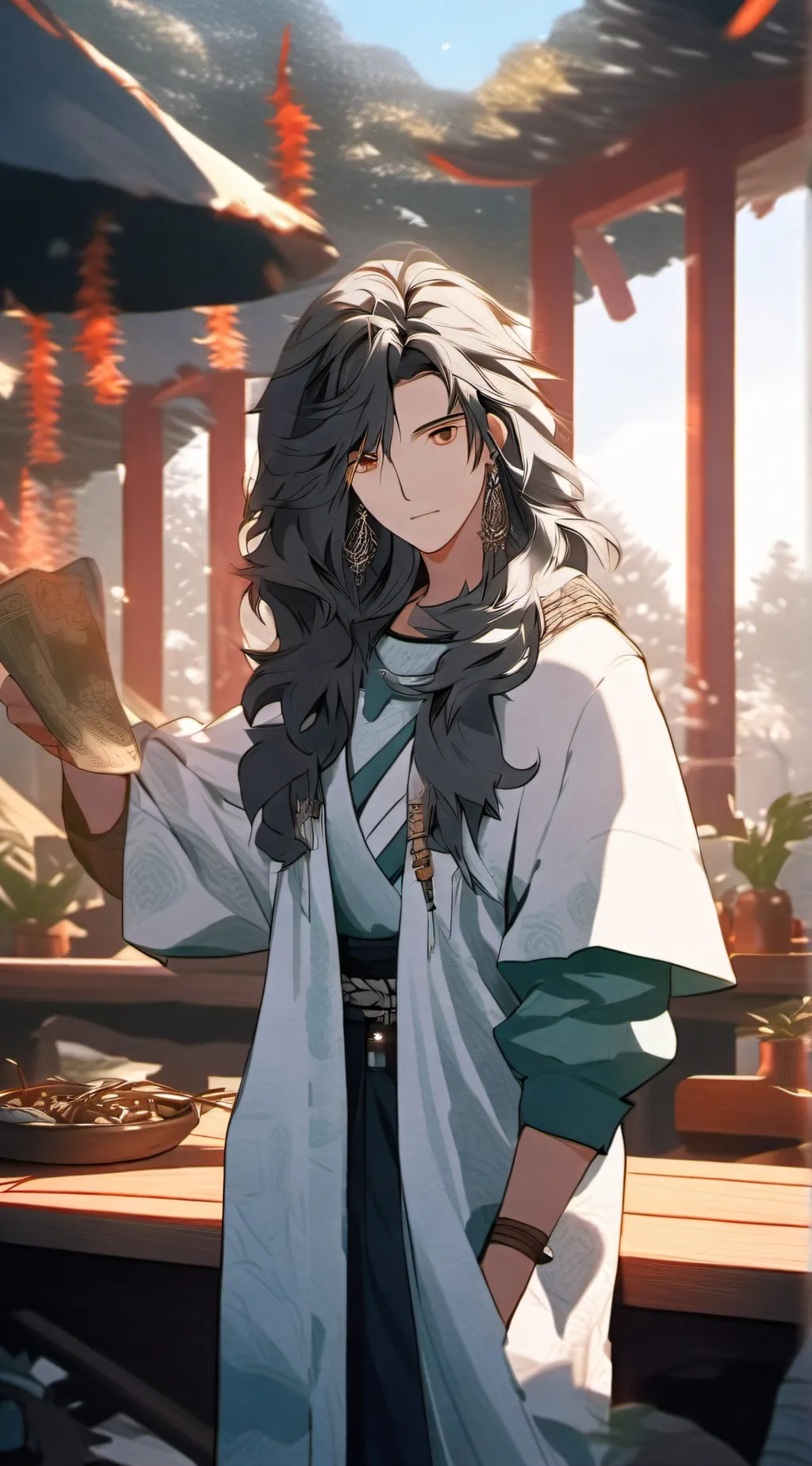 ai character: Azawa background