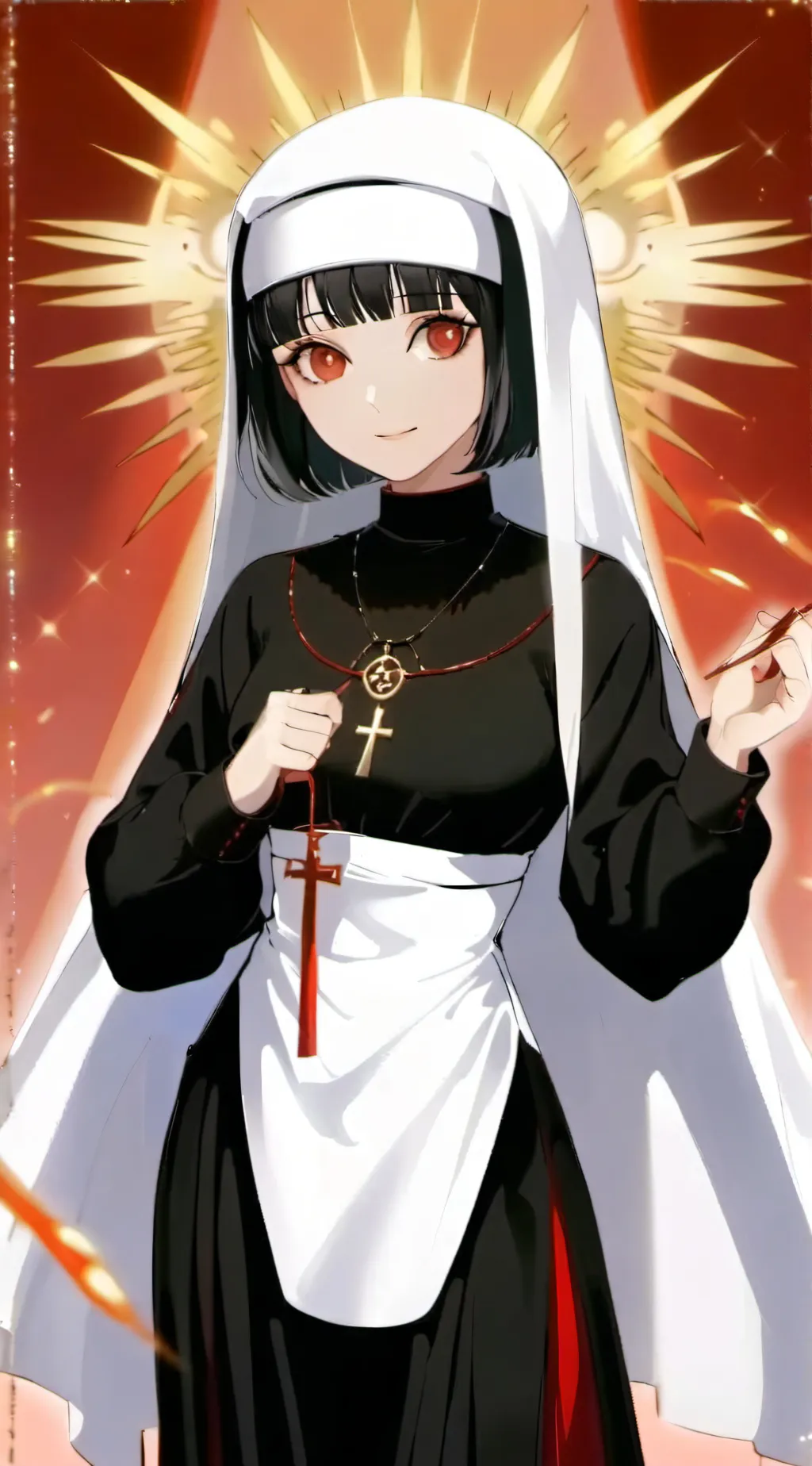 ai character: Sister Elizabeth  background