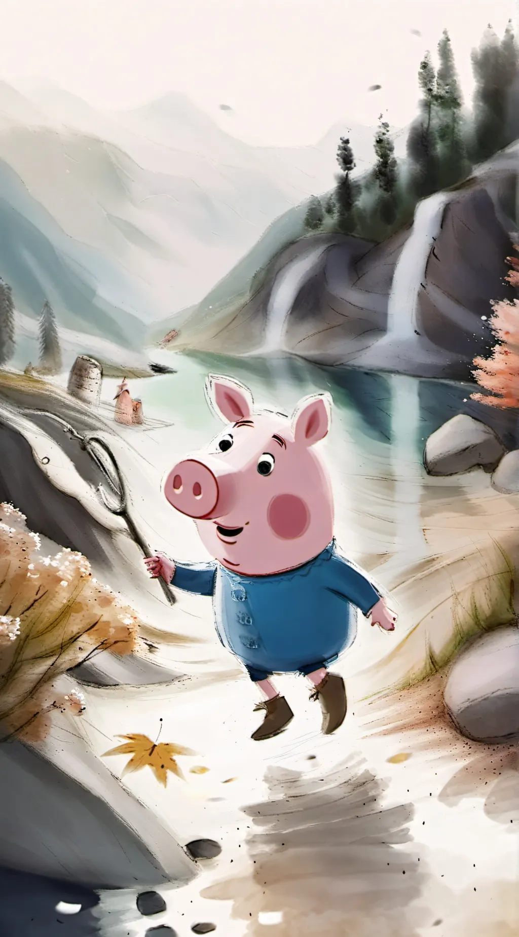 ai character: pepa pig background