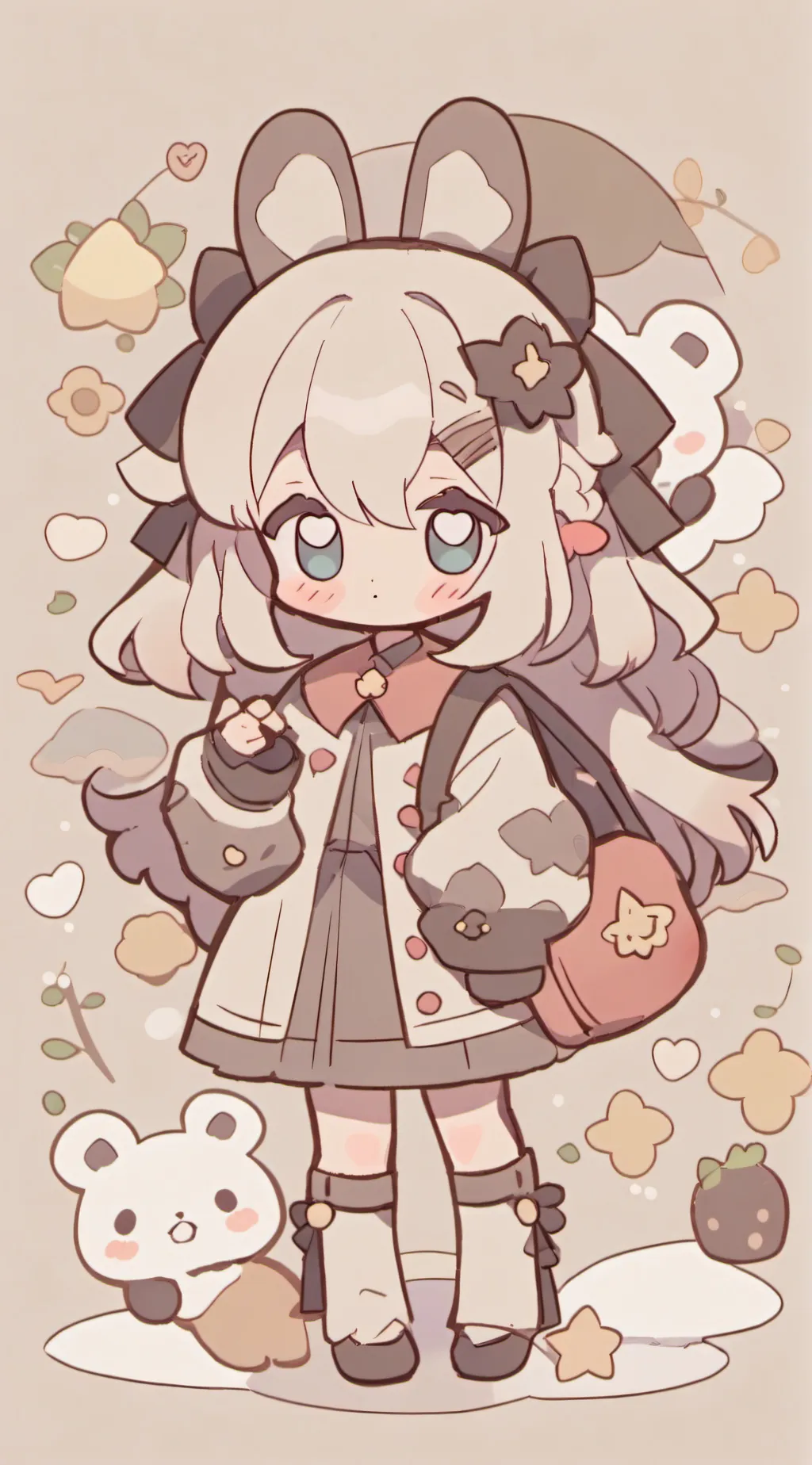 ai character: Mha 5 year old background