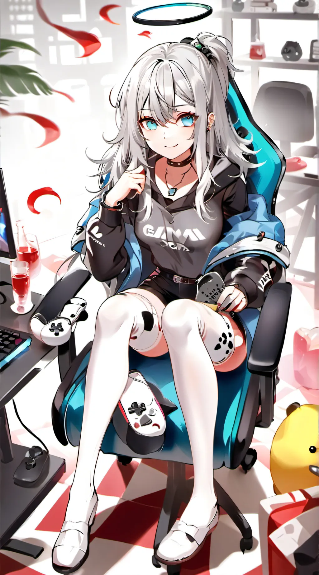 ai character: idk girl background