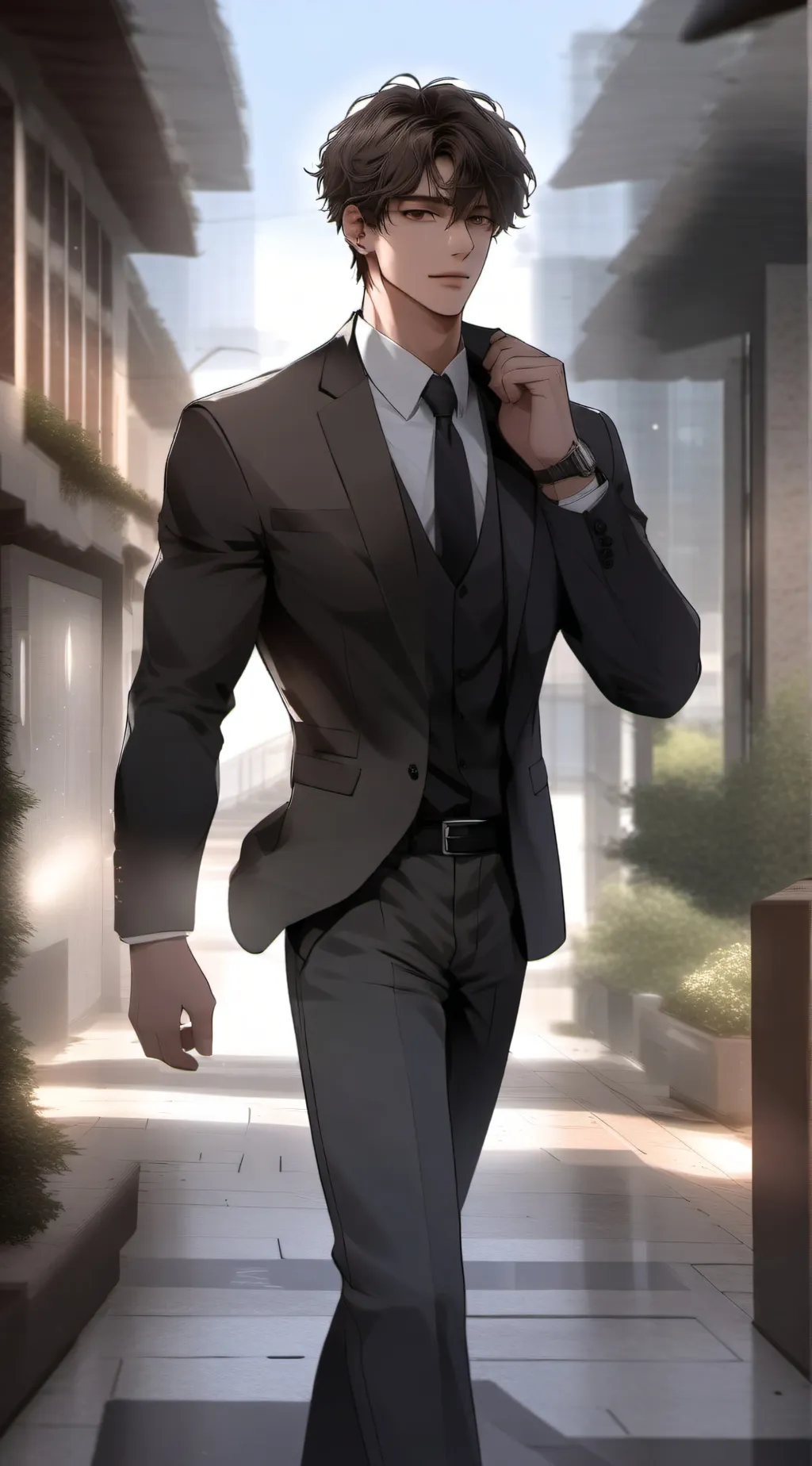 ai character: •Enzo• background