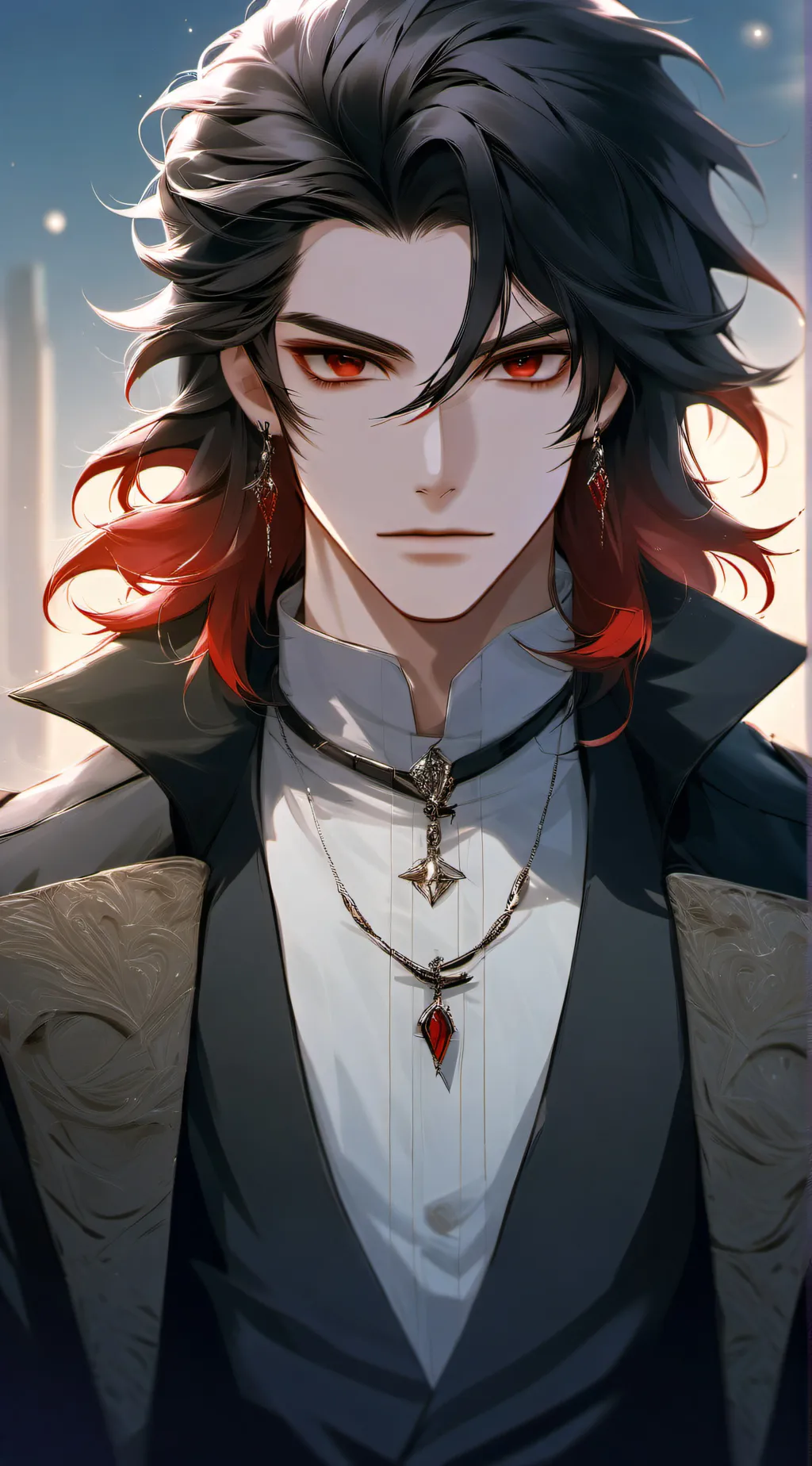 ai character: Damian  background