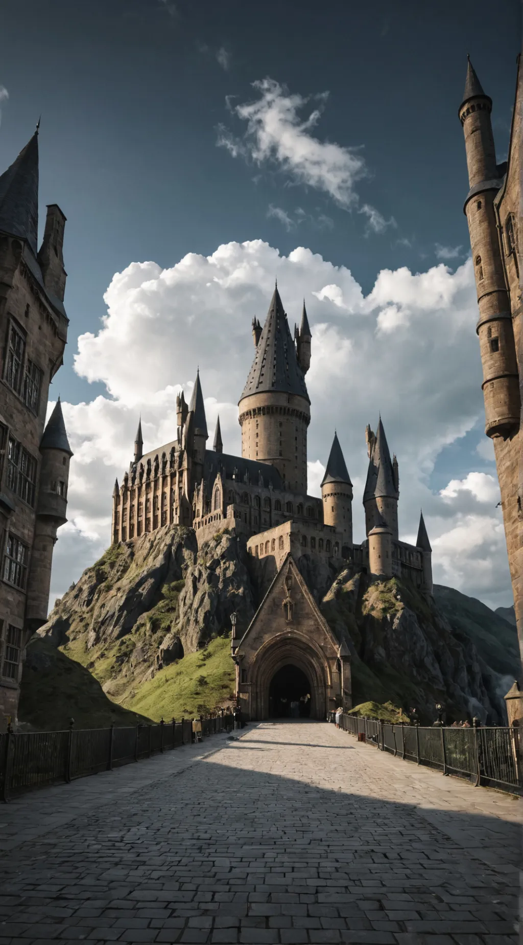 ai character: HOGWARTS❤️💖 background