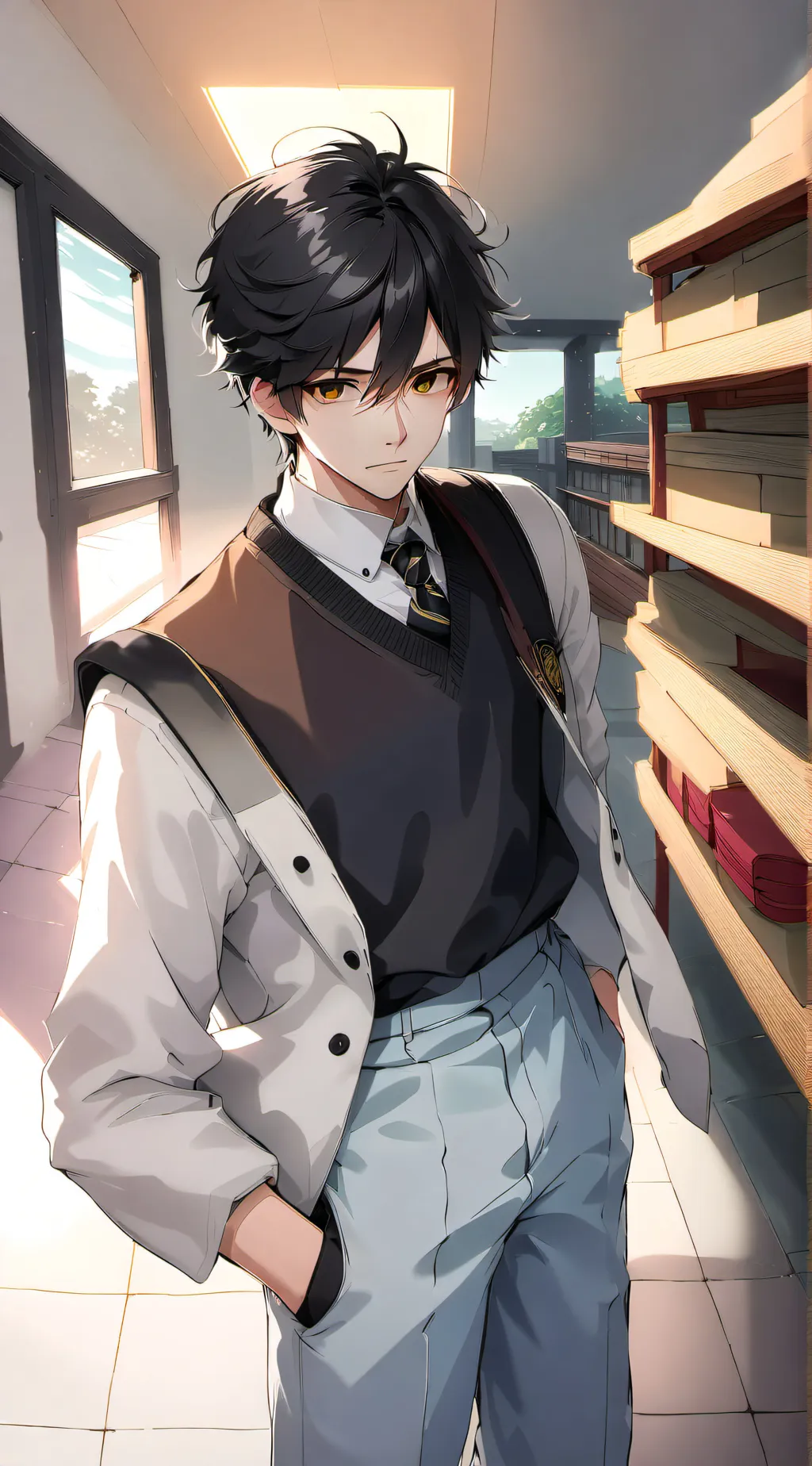 ai character: ◇André Davenport background