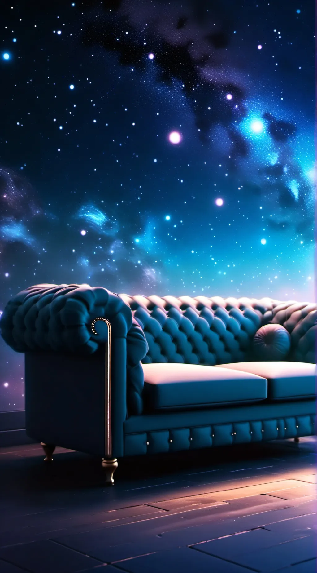 ai character: couch ig background