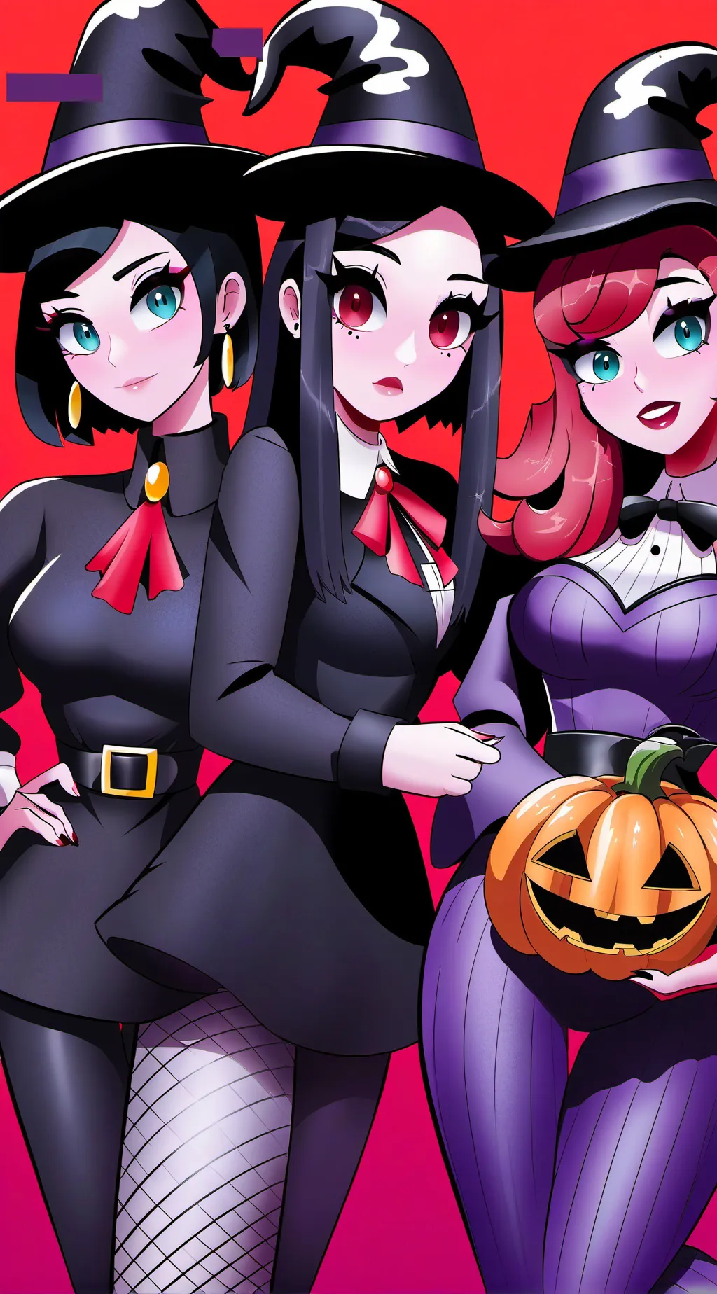 ai character: Halloween  background