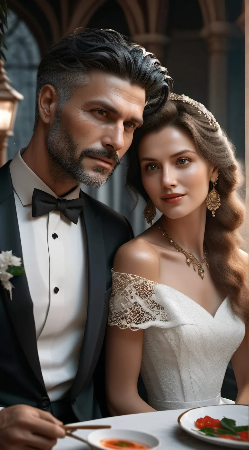 ai character: claira and Daniel background