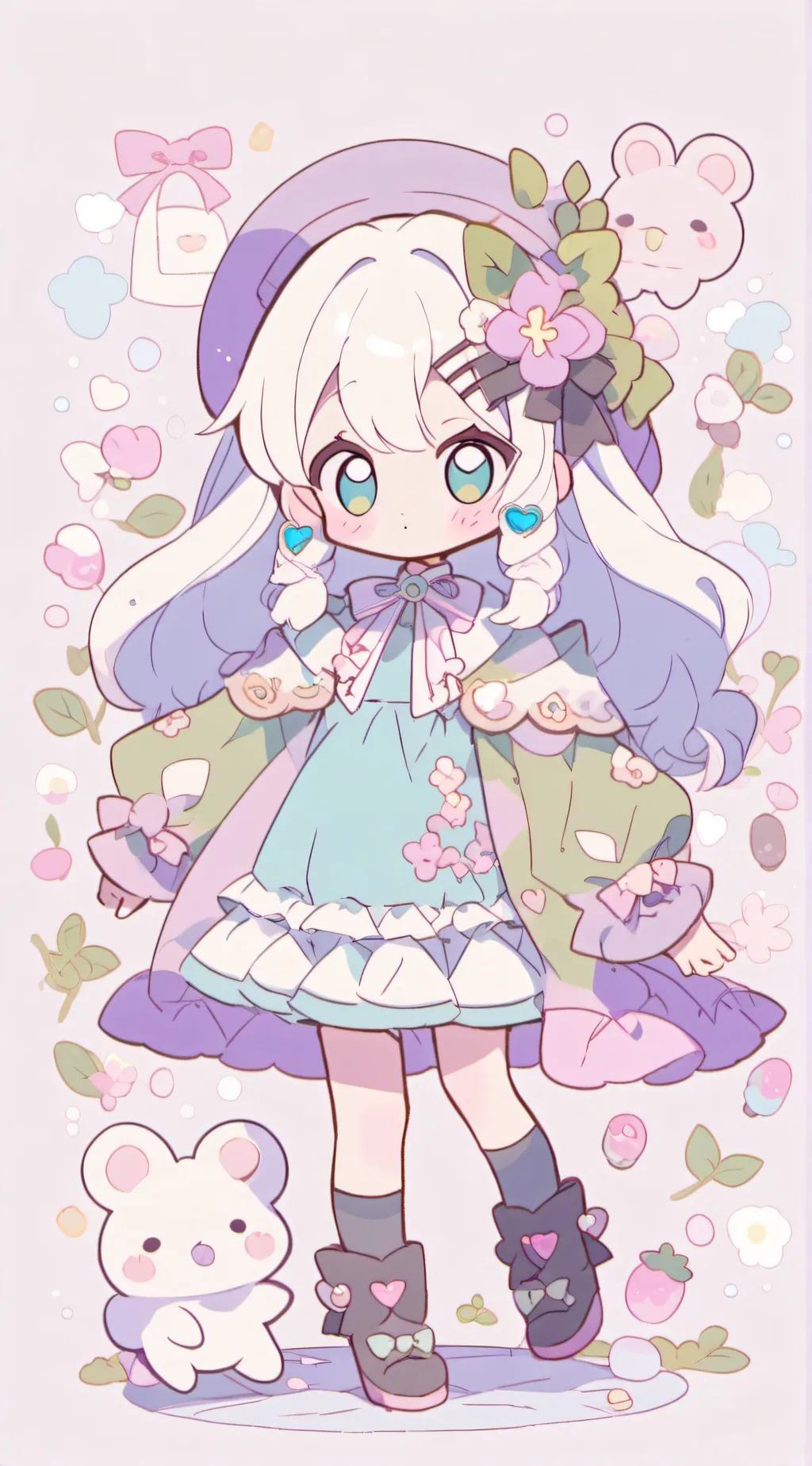 ai character: lily background