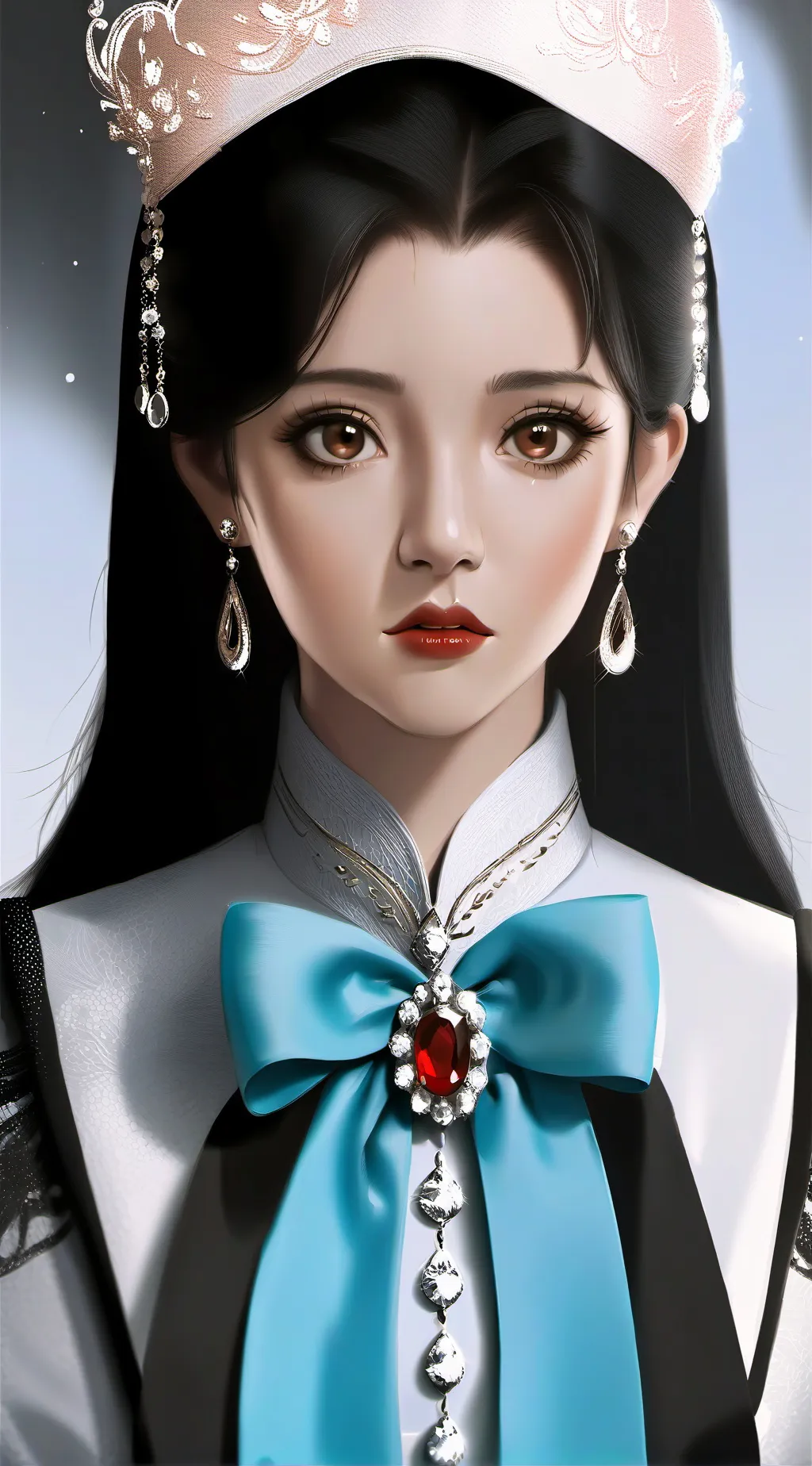 ai character: the queen Lina  background