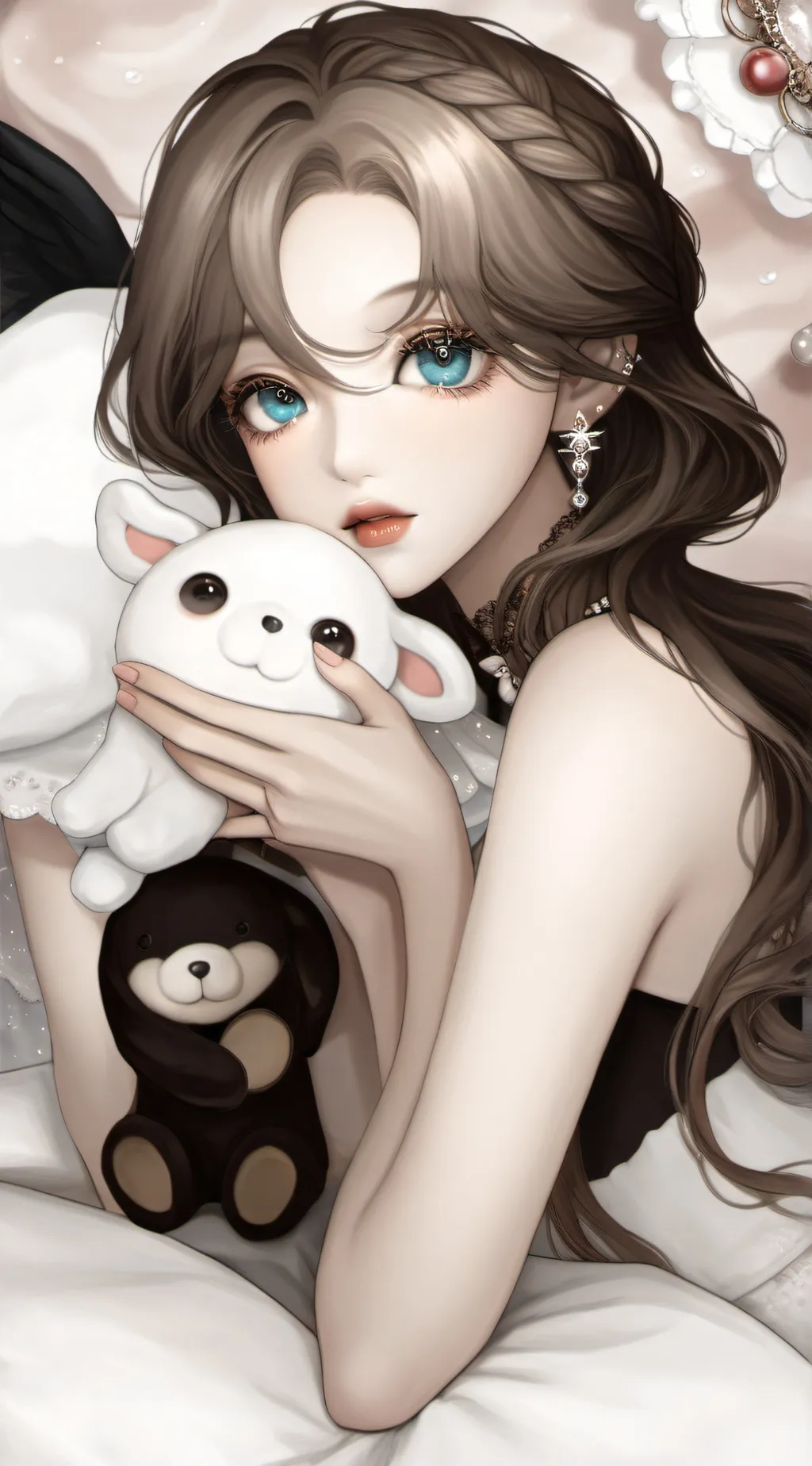 ai character: Luna...^•^ background