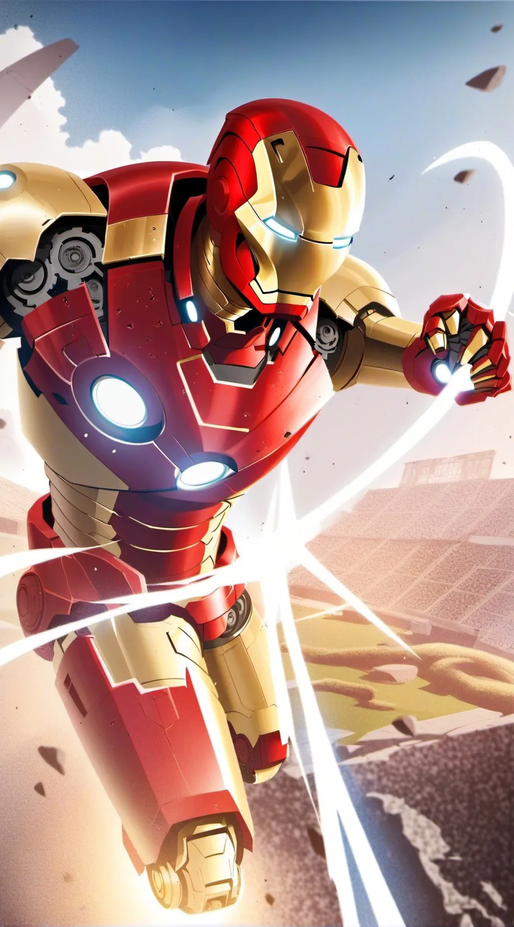 ai character: Iron Man background