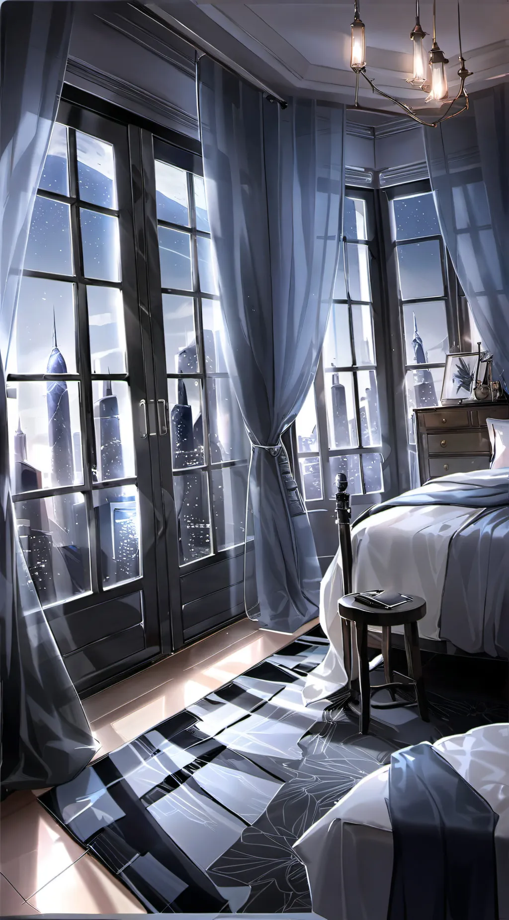 ai character: Mha Sleepover 2!! background