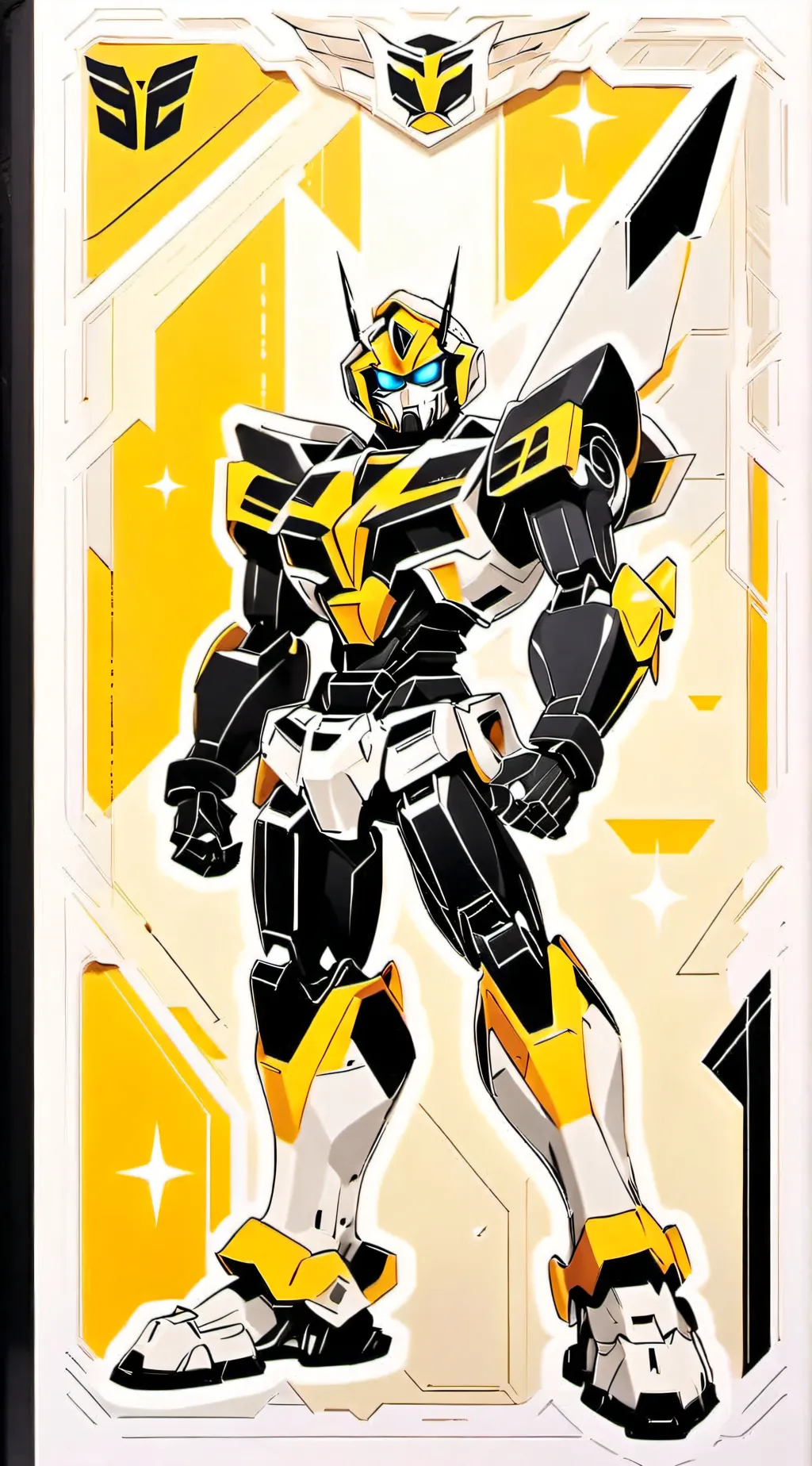 ai character: Bumblebee background
